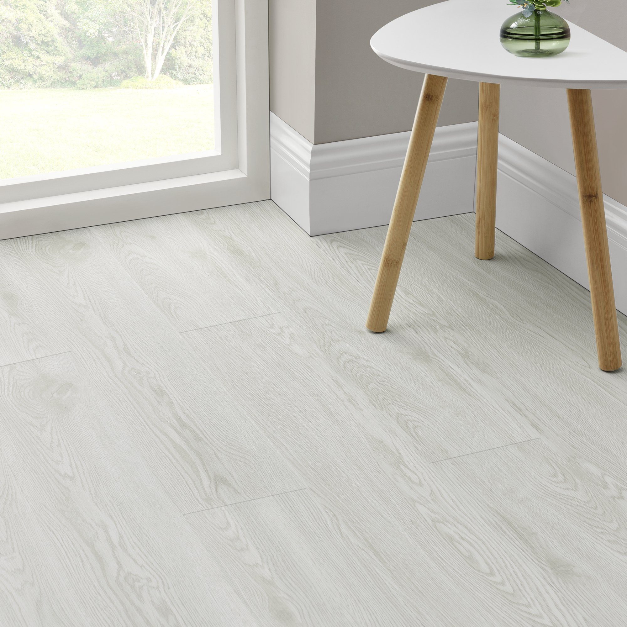 neu.holz Vinylboden, »Vanola« Vinyl Laminat Selbstklebend 3,92 m² White Oak