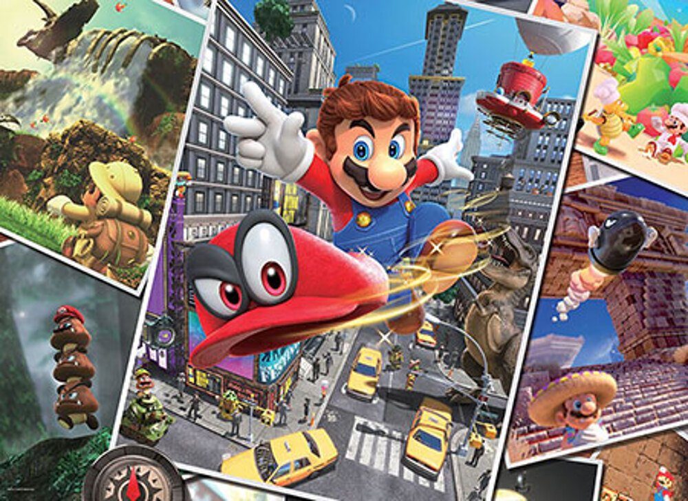 ADC Blackfire Entertainment Puzzle Super Mario Odyssey - Impressionen, Puzzleteile