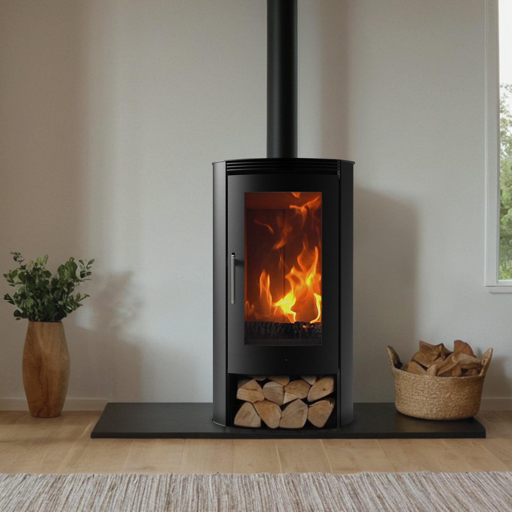 Panadero Kaminofen Panadero Kaminofen Bilbao, 8 kW, Zeitbrand