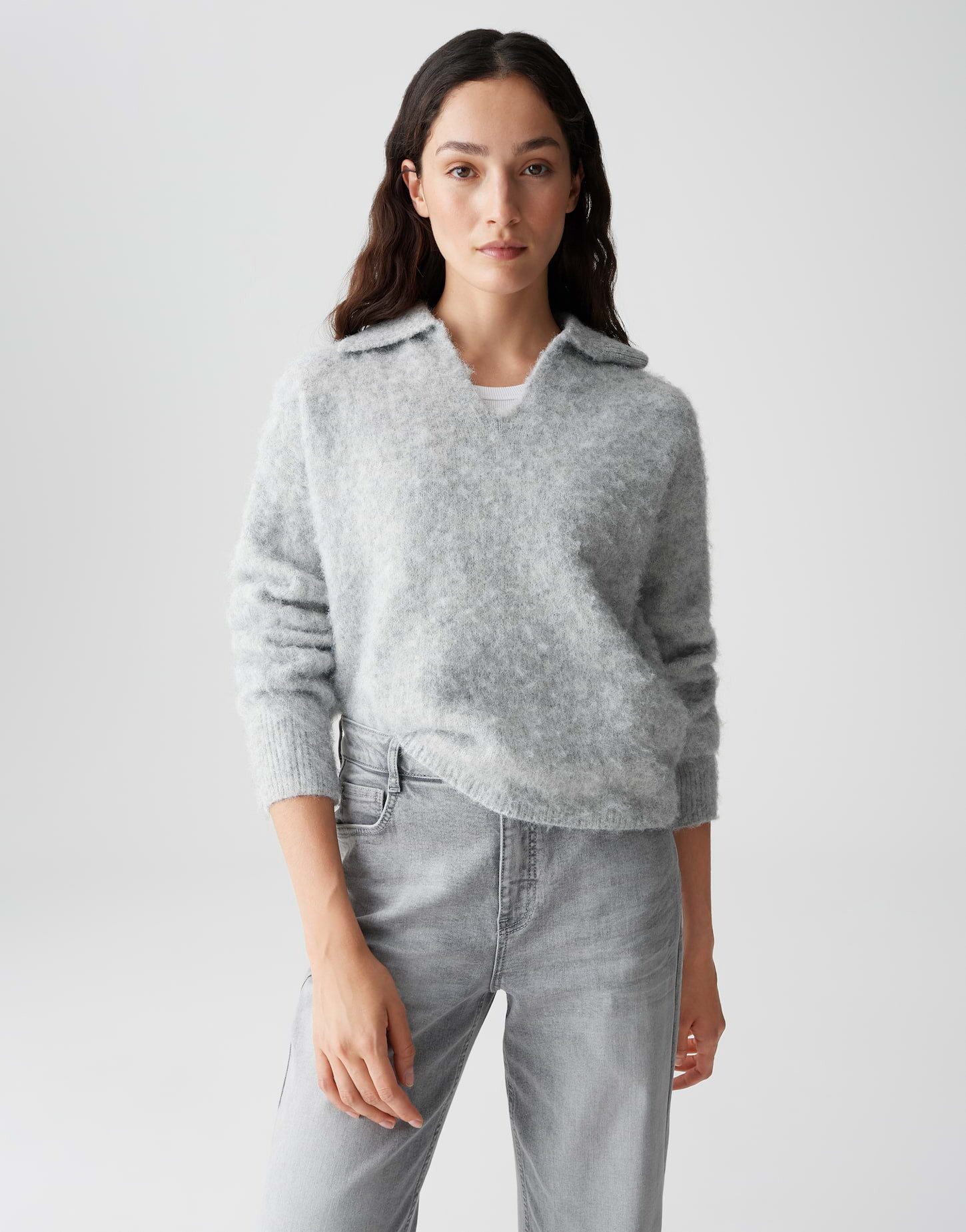 OPUS Strickpullover PELSIE flauschiger Strickpullover mit günstig online kaufen