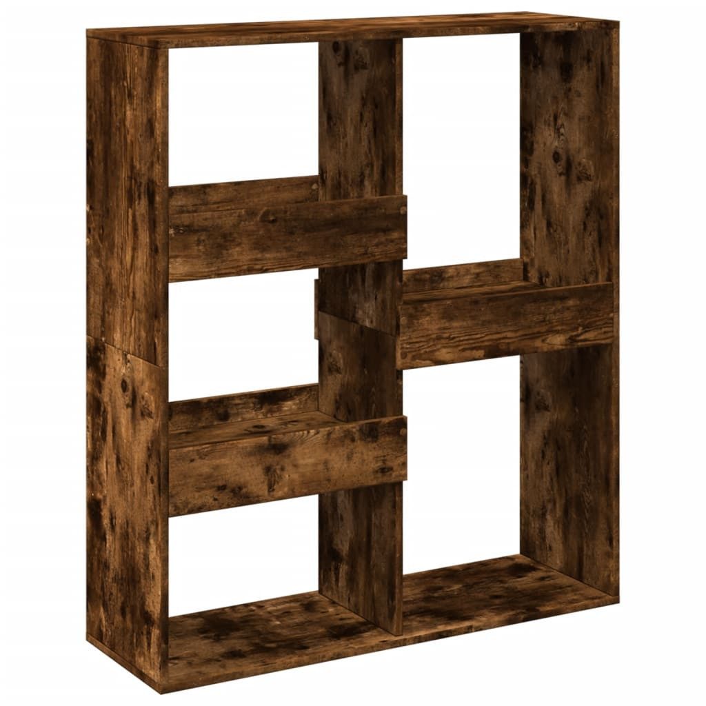 vidaXL Bücherregal Bücherregal/Raumteiler Räuchereiche 100x33x115 cm, günstig online kaufen