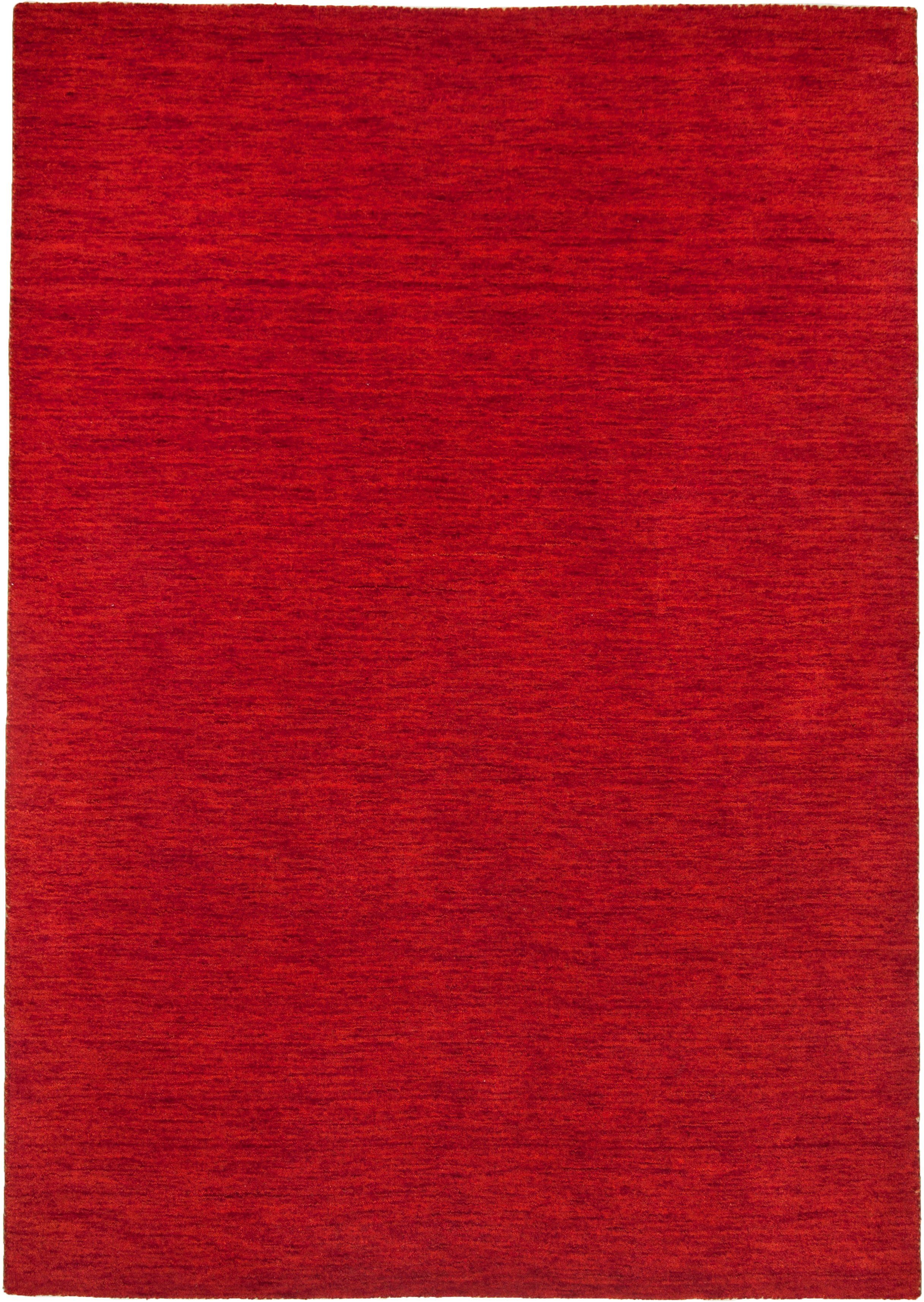 THEKO Wollteppich Haltu Uni, rechteckig, Höhe: 17 mm, Handweb Teppich, reine Wolle, Uni-Farben, meliert, handgewebt