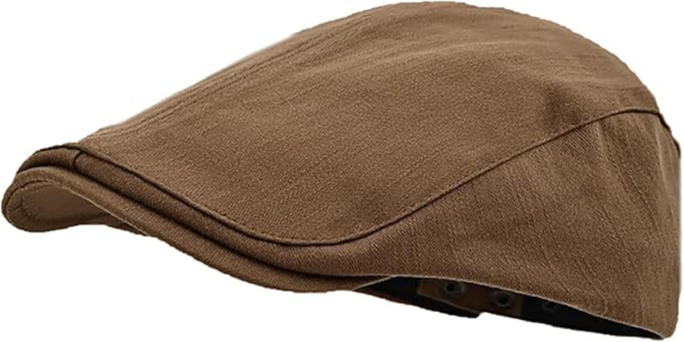 Zaewry Flat Cap Schirmmütze Herren Baumwolle Atmungsaktiv Einstellbare