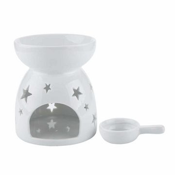 Lubgitsr Duftlampe Duftlampe Teelicht Keramik Duftöl Teelichthalter Aromalampe (1 St)