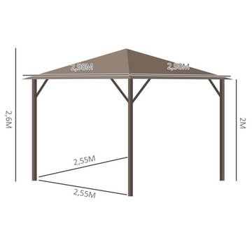 Outsunny Pavillon Pavillon