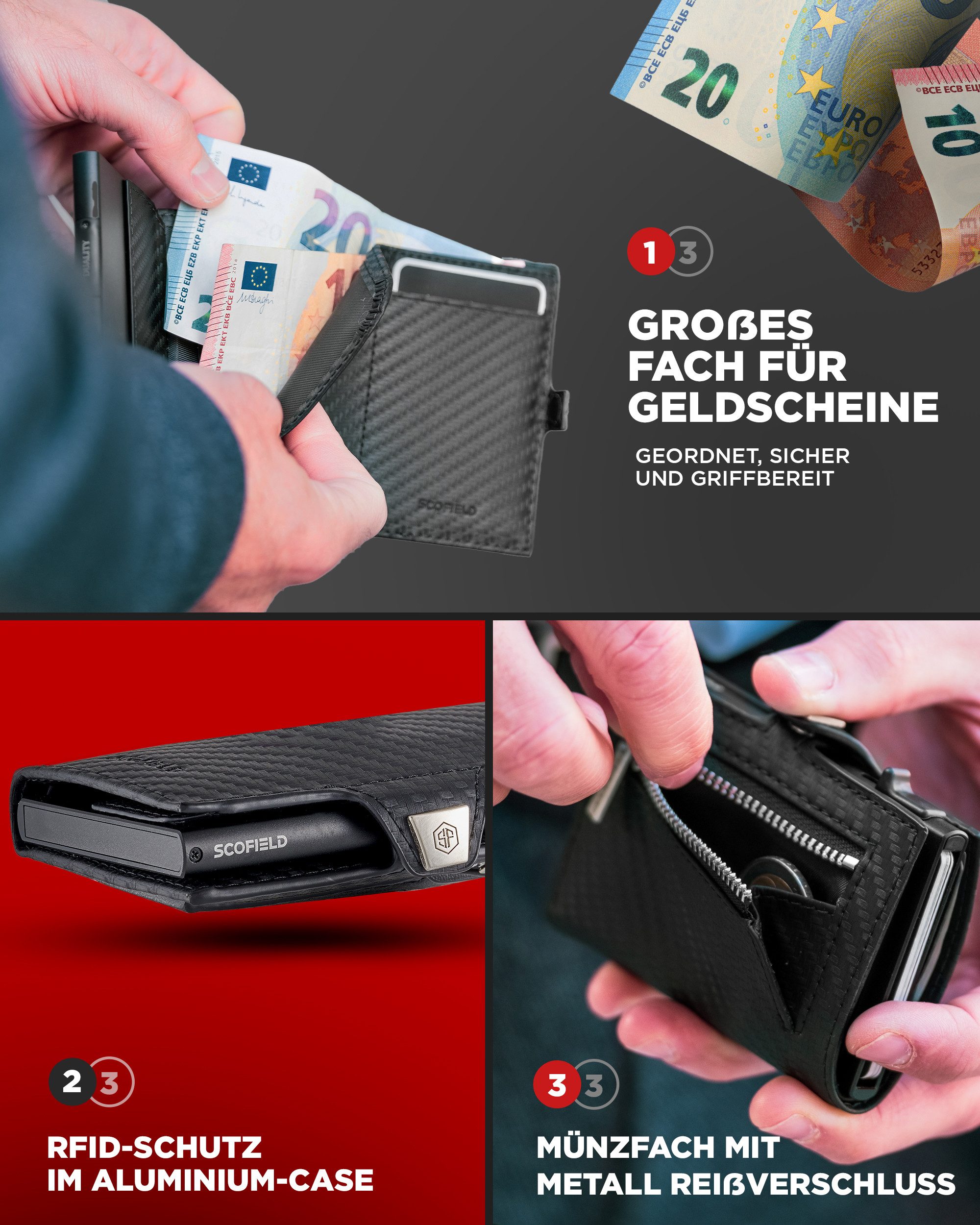 Scofield Mini Geldbörse Duality