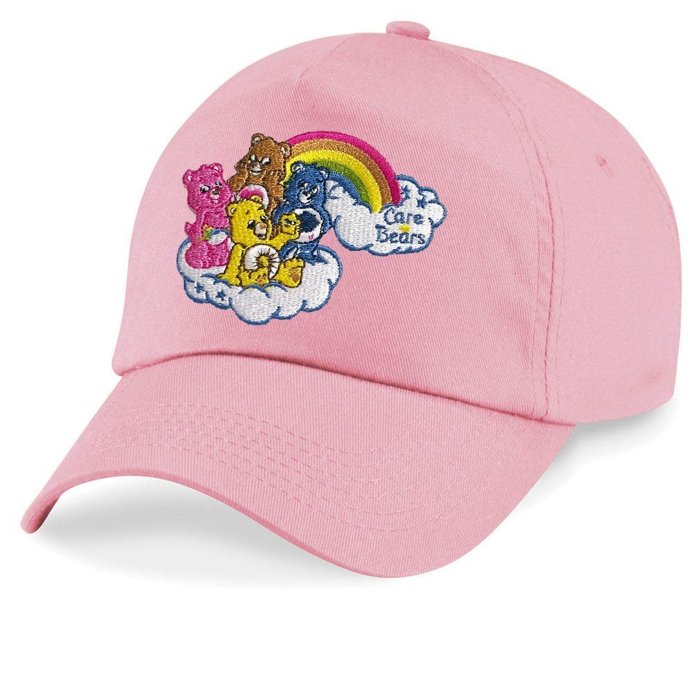 Blondie & Brownie Baseball Cap Kinder Glücksbärchis Care Bears Patch Stick Hab Dich Lieb one Size Rosa