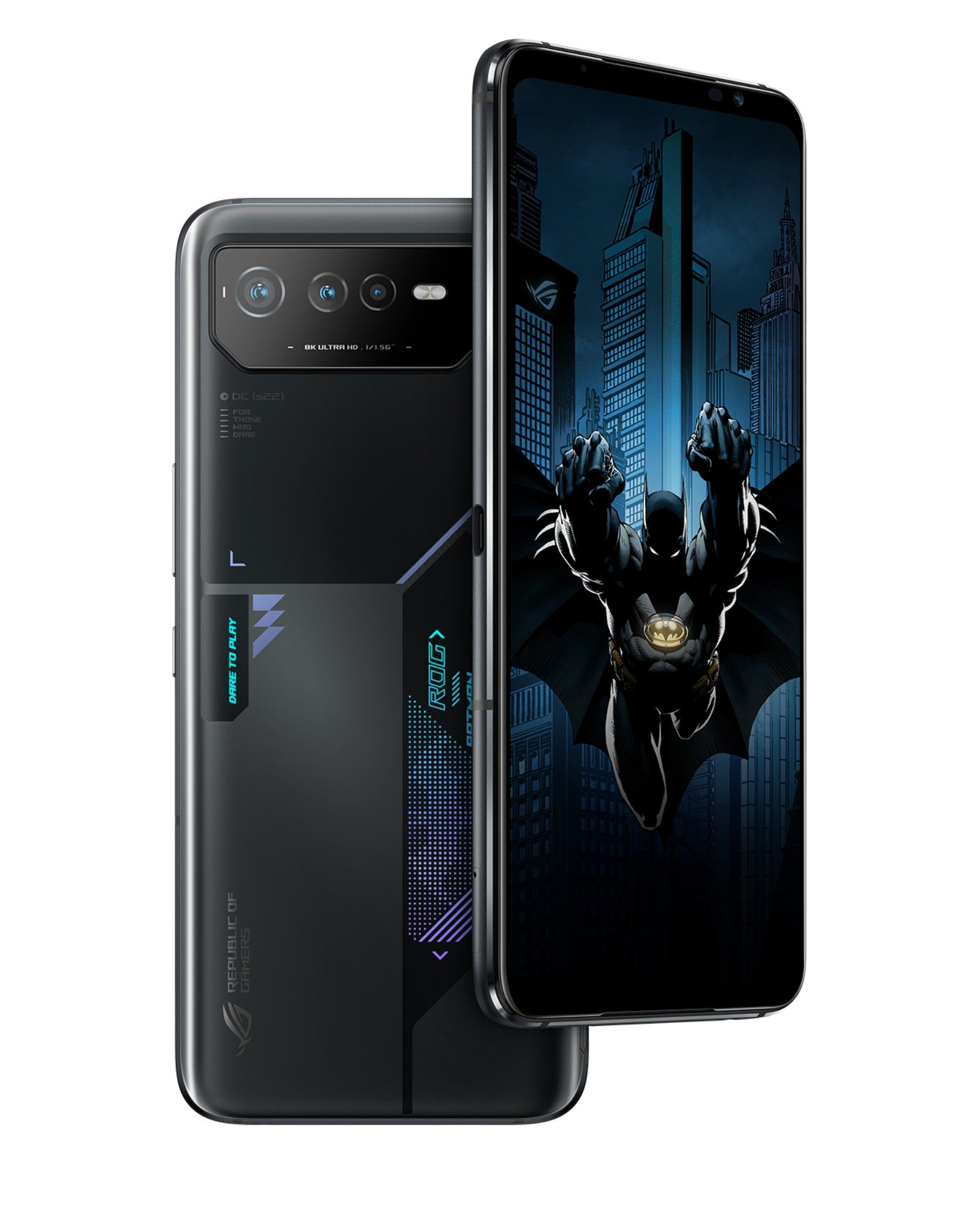 Asus ROG Phone 6D Batman Edition Smartphone (17,20 cm/6.78 Zoll, 50 MP Kamera, Gaming Smartphone, Batman Edition)