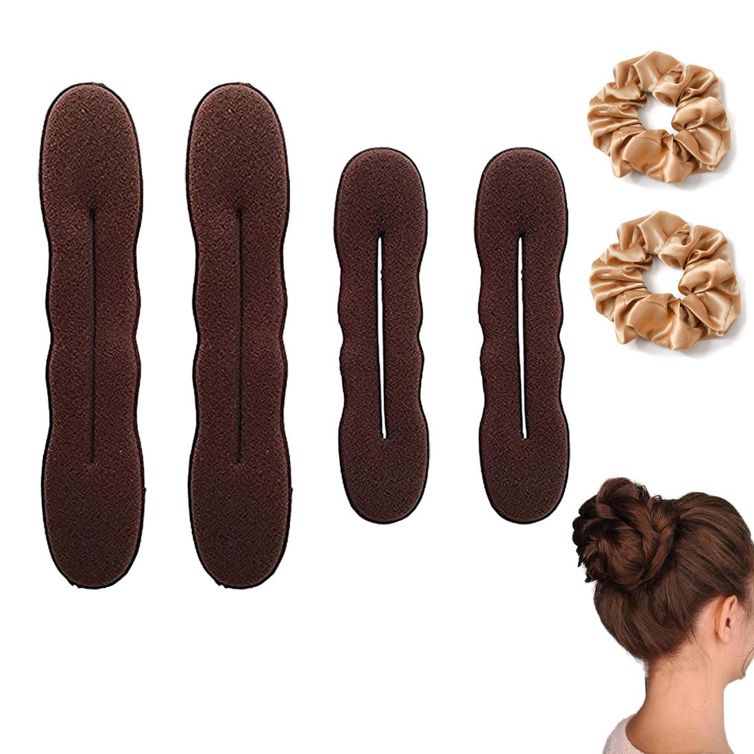 Coonoor Haarspange Magischer Haarknoten Haarhalter Schwamm Clips Haar, für Weddings, Schwamm Clips Haarnadel