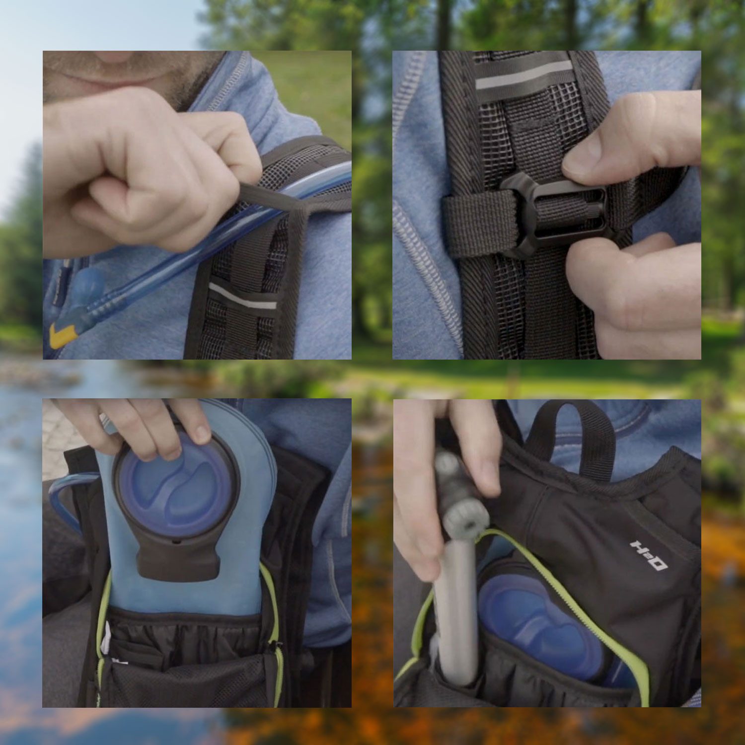 Arcore Fahrradrucksack ARCORE Fahrradrucksack Trinkrucksack 4 L Explorer Laufrucksack
