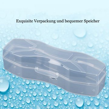 GelldG Schwimmbrille Schwimmbrille für Herren und Damen mit Breiten Gläsern, UV-Schutz