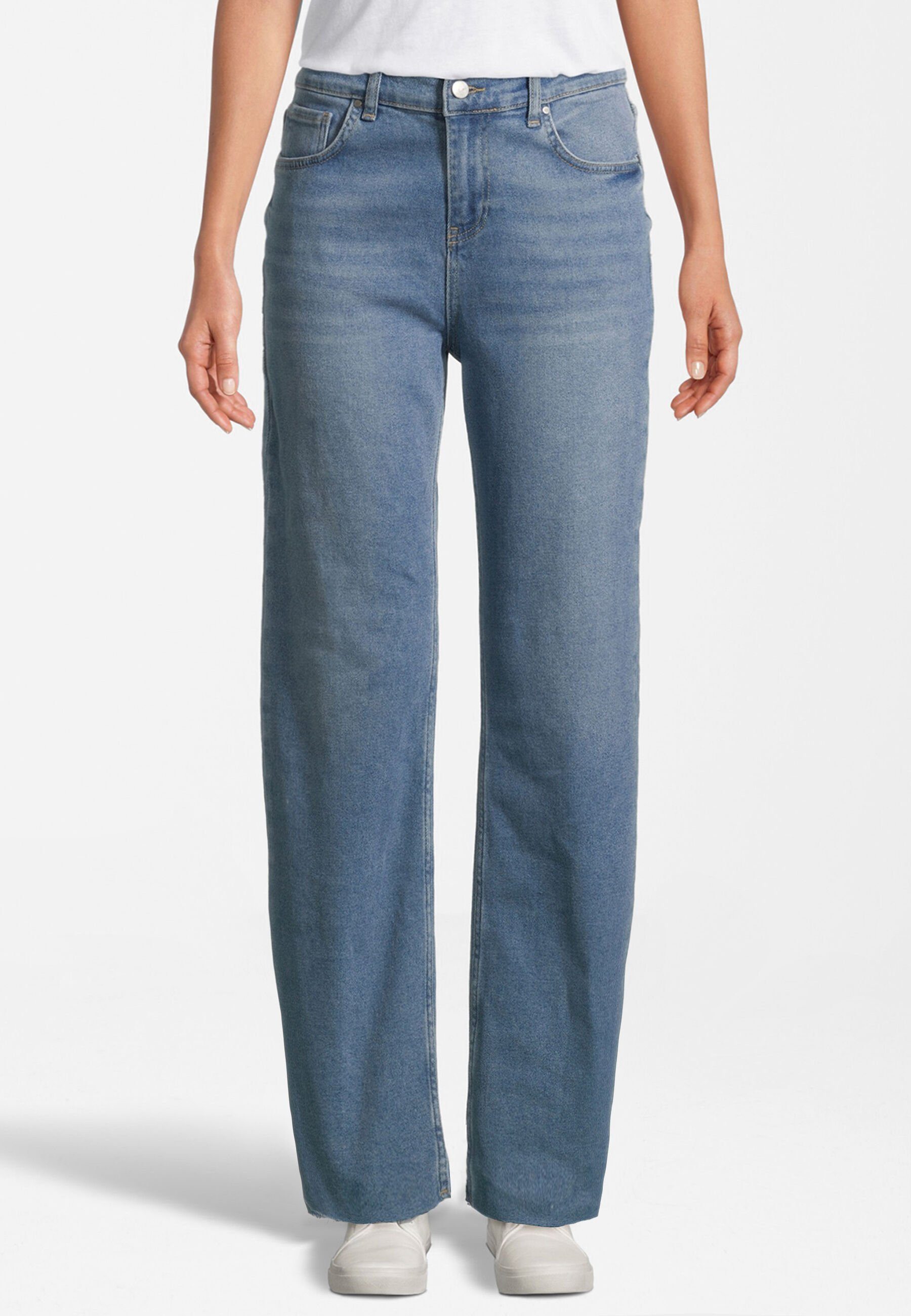 Vestino 5-Pocket-Jeans Wide Leg