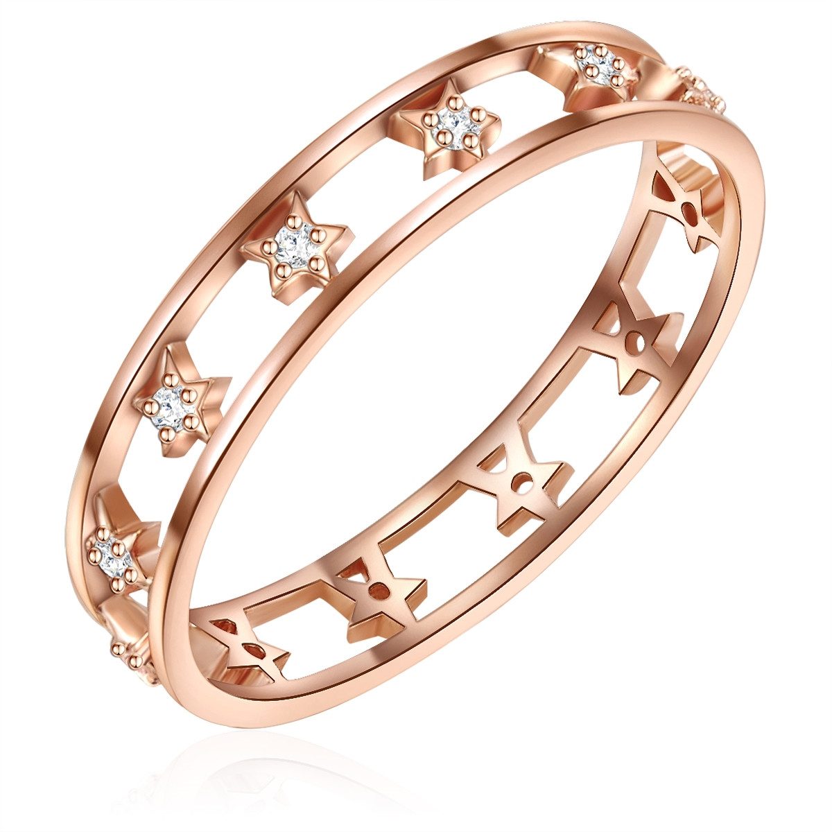 Glanzstücke München Fingerring GSM273 (1-tlg), aus Sterling Silber