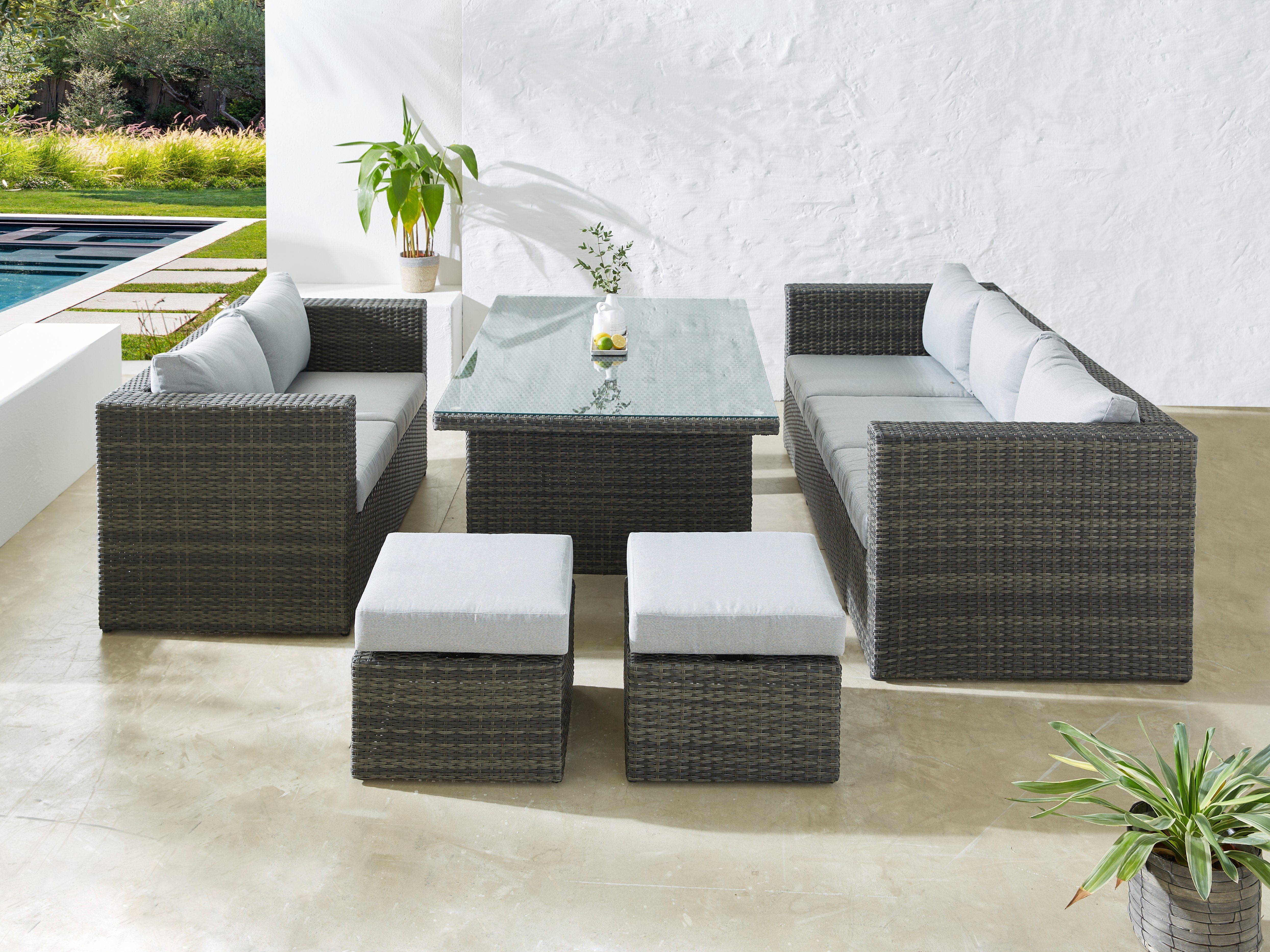 KONIFERA Gartenlounge-Set Palma, (5-tlg)