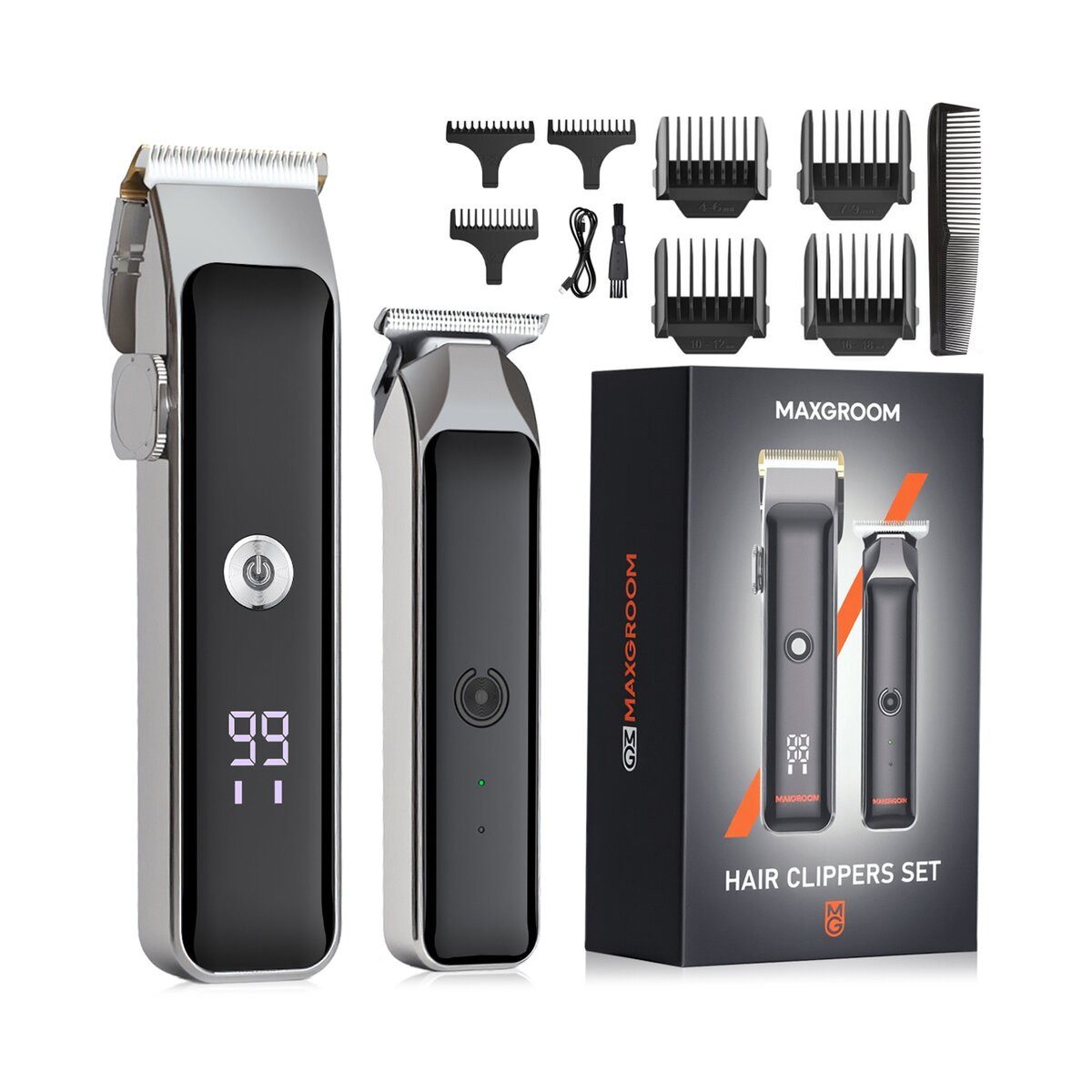 MAXGROOM Haar- und Bartschneider MaxGroom ZC-F608 Haarschneider mit Trimmer