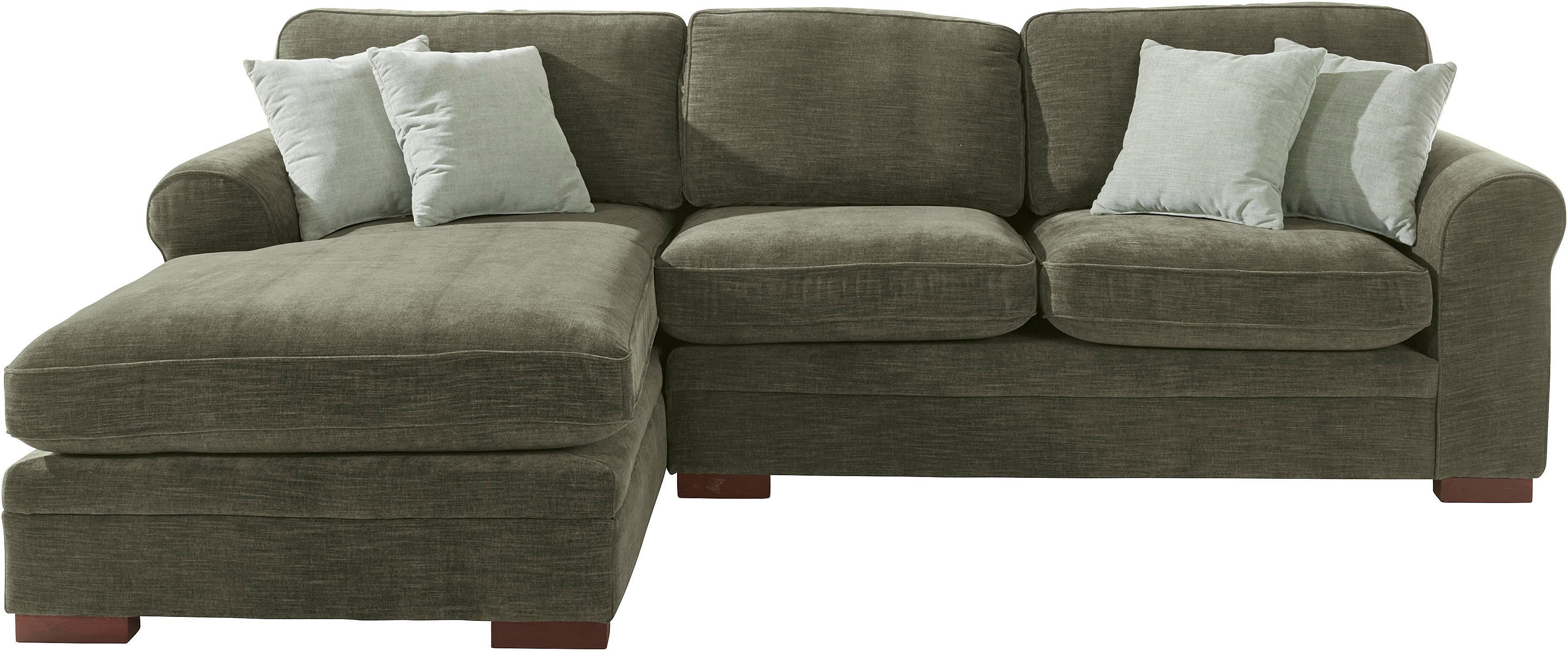 Ecksofa Broughton, affaire incl. Sitzkomfort, 4 Keder Zierkissen, Home weicher