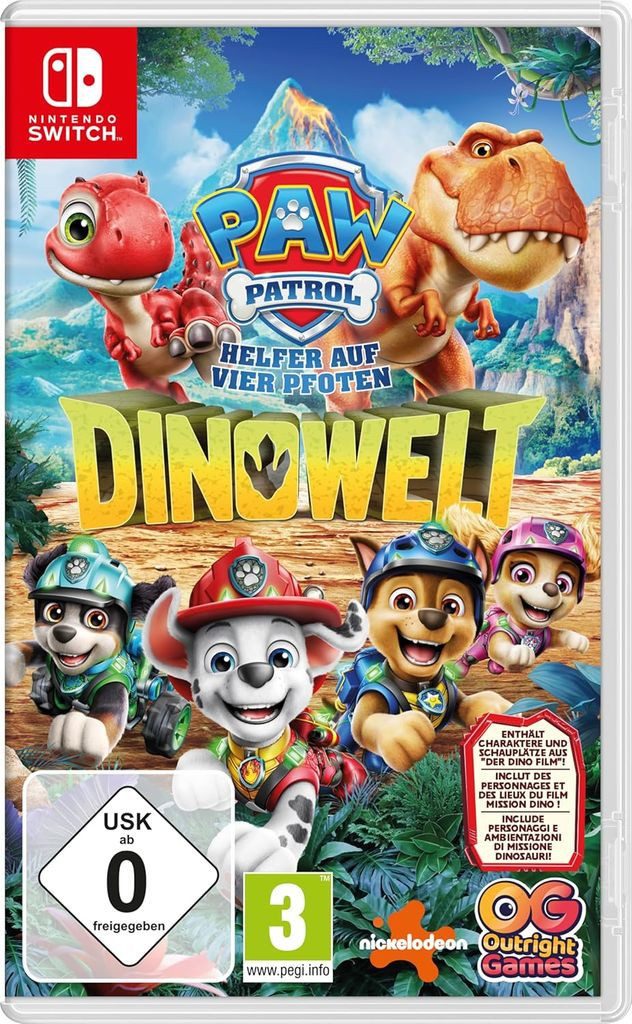 Paw Patrol: Dinowelt (Softwarekarte), Nintendo Switch