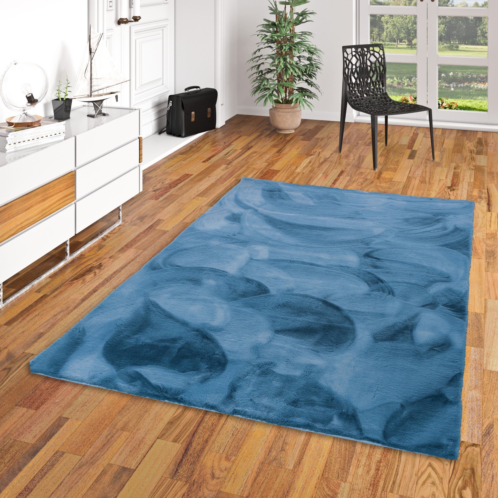 Pergamon Fellteppich Fellteppich Luxus Super Soft Plush, Rechteckig, Höhe: günstig online kaufen