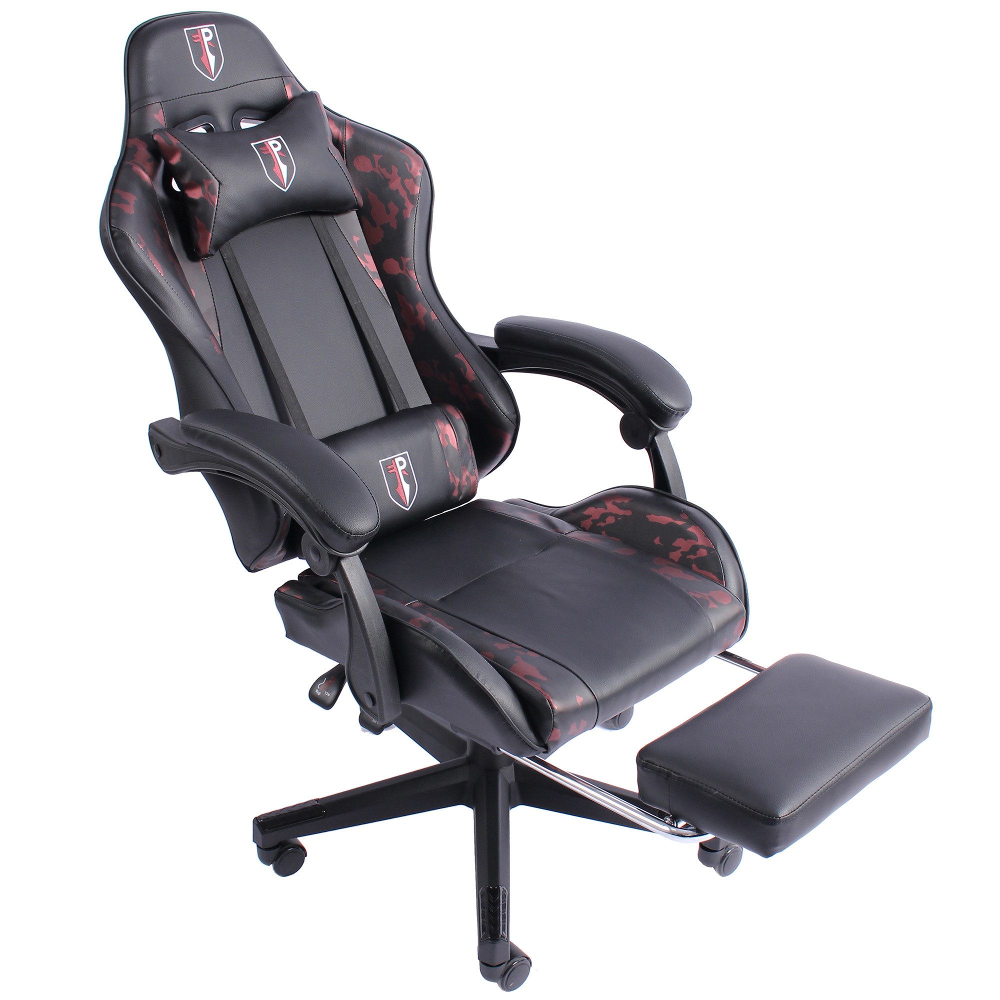 TRISENS Gaming-Stuhl Gaming-Stuhl Arijus Chefsessel mit Fußstütze im Racing günstig online kaufen