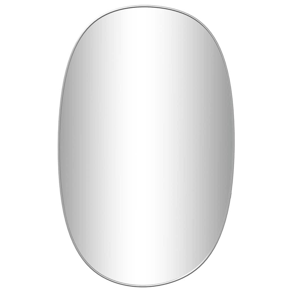 vidaXL Spiegel Wandspiegel Silbern 80x50 cm (1-St)