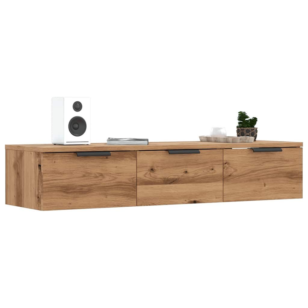 vidaXL Schrankmodule Wandschrank Artisan-Eiche 102x30x20 cm Holzwerkstoff günstig online kaufen