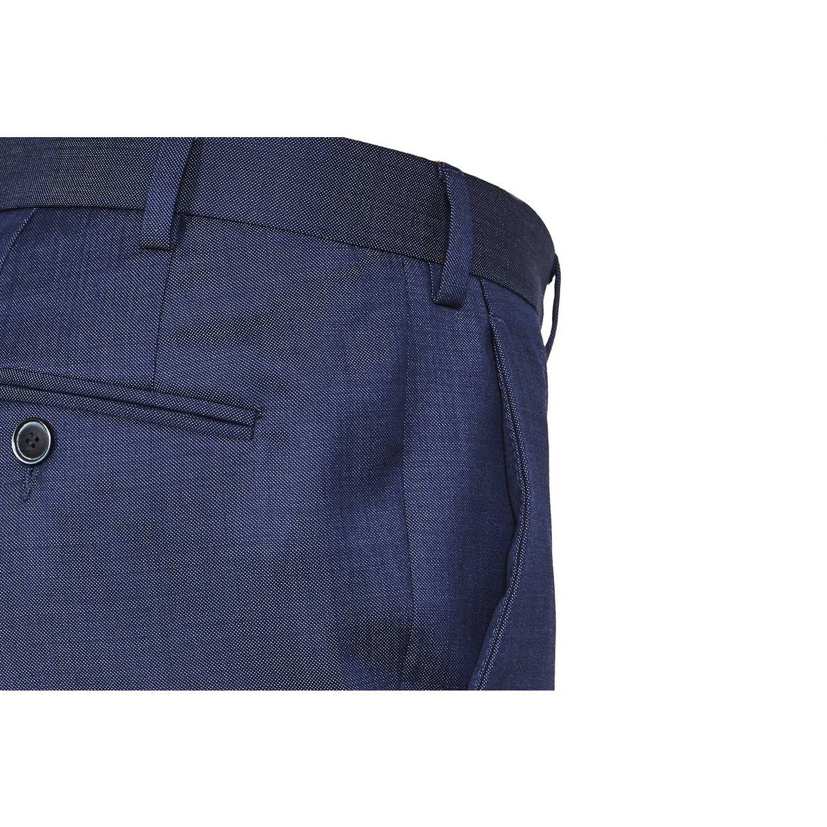 blau Angabe) regular uni keine Digel (1-tlg., Anzughose