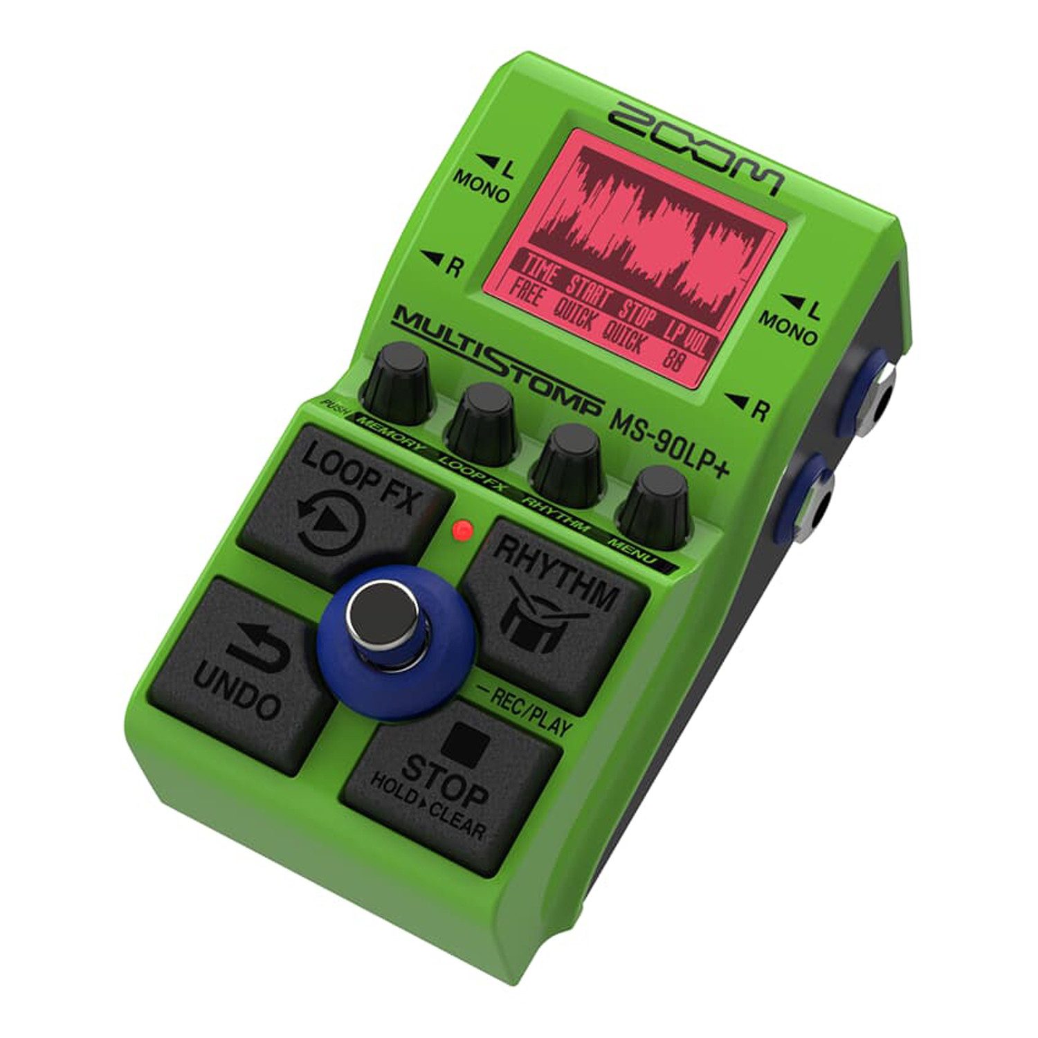 Zoom Audio E-Gitarre Zoom Effektgerät MS-90 LP+ Looper Pedal, Digital, 1-St., Effektpedal, Gitarren und Bass Looper Pedal