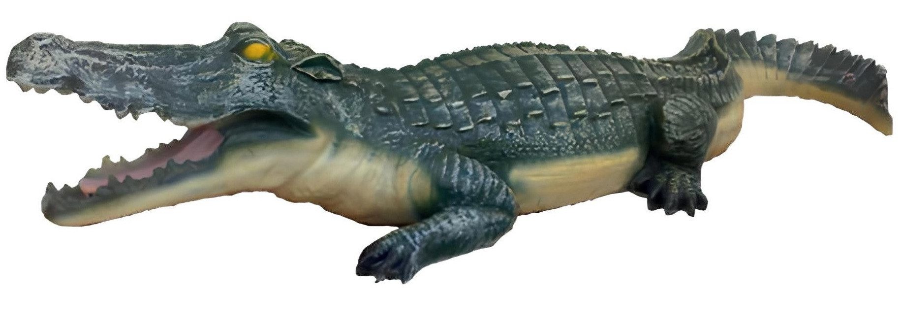 Xlmoebel Skulptur Neue 50cm Kunststoff Krokodil Skulptur für den Garten - Dekorative (1 St., Skulptur A167-50cm), Hergestellt in Europa