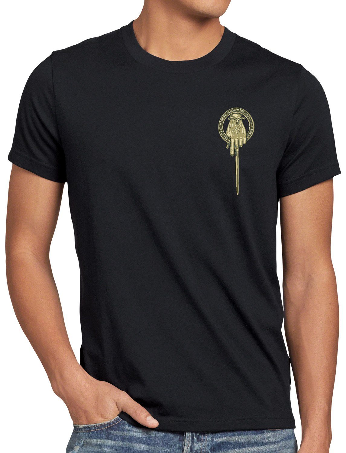 schwarz baratheon tyrion Königs des Herren lannister style3 T-Shirt Hand Print-Shirt