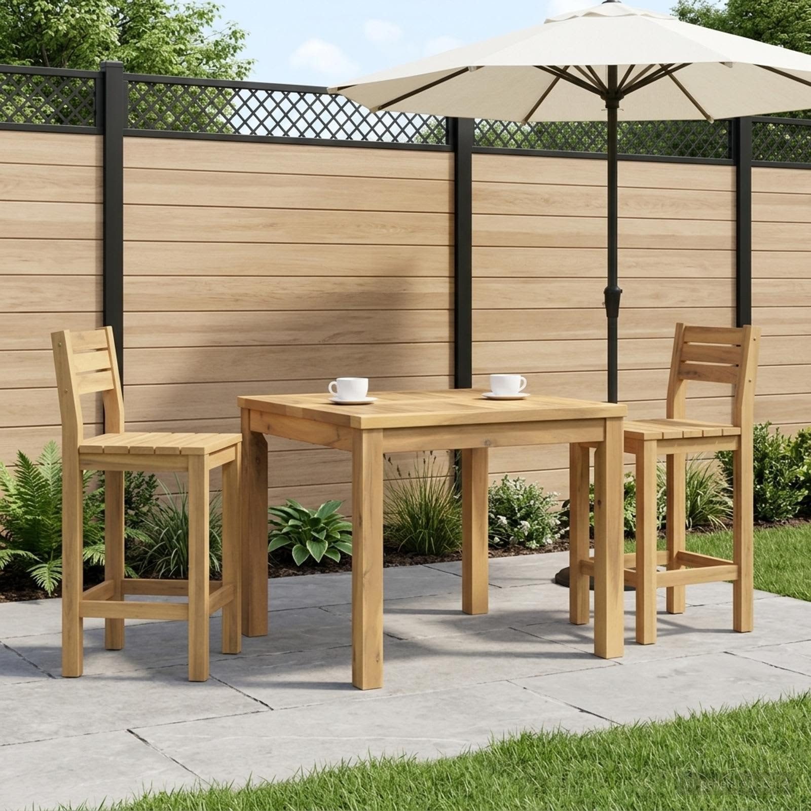 vidaXL Couchtisch Couchtisch Weiß 60 x 60,5 x 36 cm Massivholz (1-St)