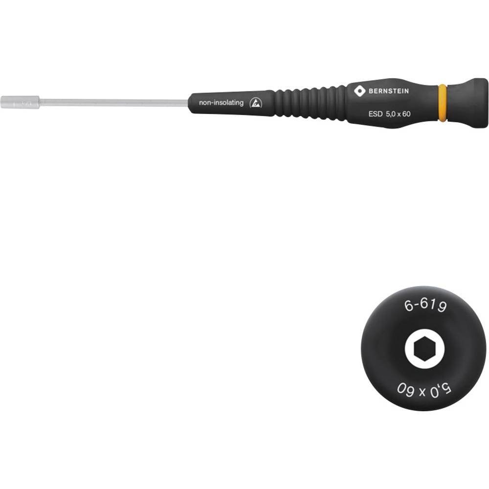 Bernstein Tools Steckschlüssel Steckschlüssel 5.0 mm, mit ableitfähigem Heft