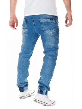 Yazubi Straight-Jeans Jeans in Sweatpants-Look Ash