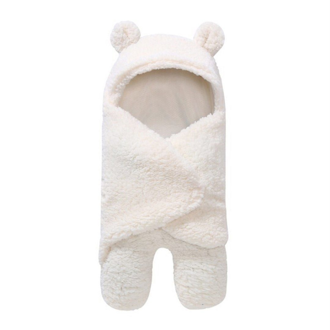Baby Pucksack Neugeboren Verstellbare Winterschlafsack Decke Pucktuch 2.5 TOG für Säuglinge Babys Neugeborene Unisex aus Baumwolle Grau 3-6 Monate 