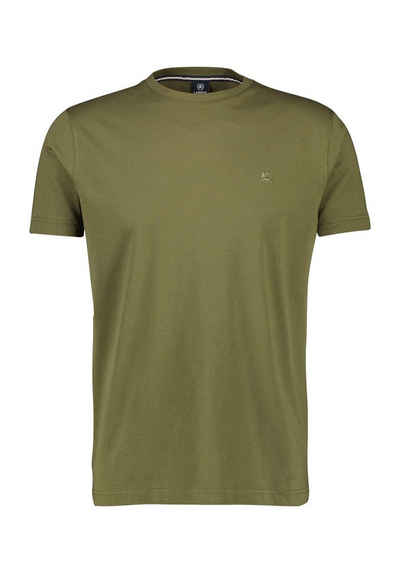 LERROS T-Shirt »LERROS T-Shirt mit Rundhalsausschnitt BCI-zertifiziert«