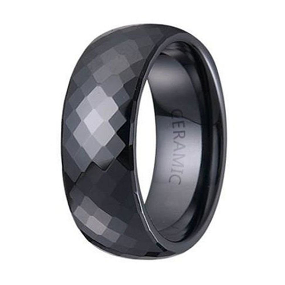 Vivance Partnerring "YIN YANG" Facettierter tiefschwarzer günstig online kaufen