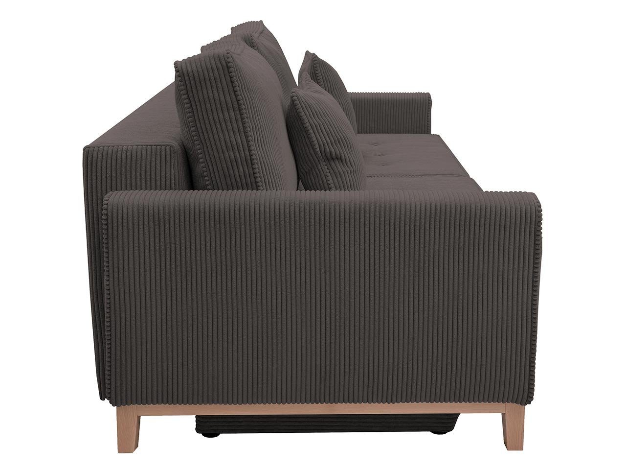 Federndes MKS MÖBEL freistehend abnehmbaren Sofa Sitzpolster mit ARRAS, Rückenkissen,