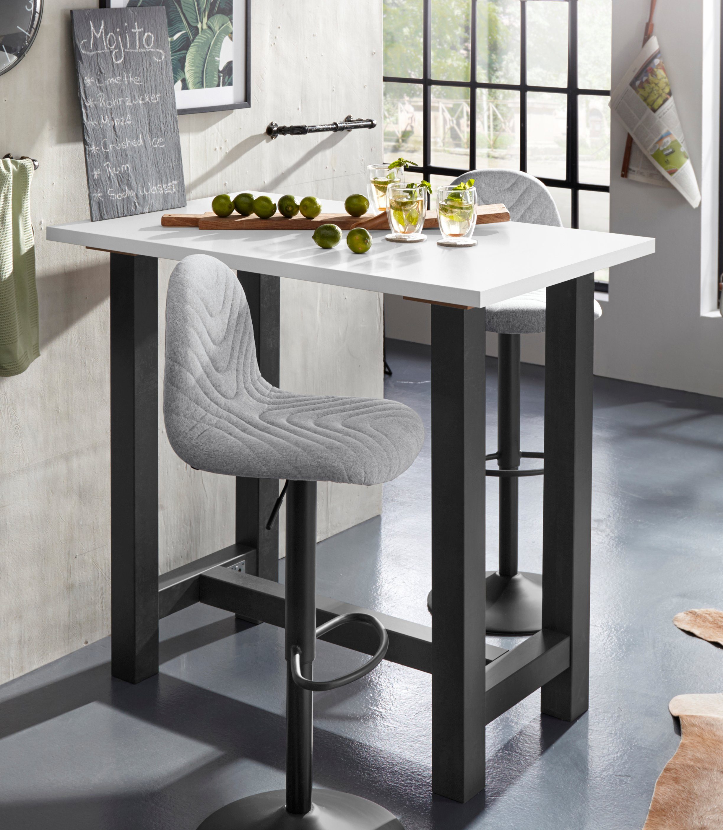 Mäusbacher Bartisch, Gestell in U-Form (Breite günstig online kaufen