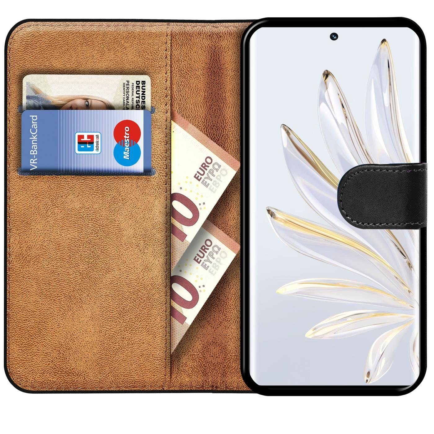 CoolGadget Handyhülle Book Case Handy Tasche für Honor 70 6,67 Zoll, Hülle Klapphülle Flip Cover für Honor 70 Schutzhülle stoßfest