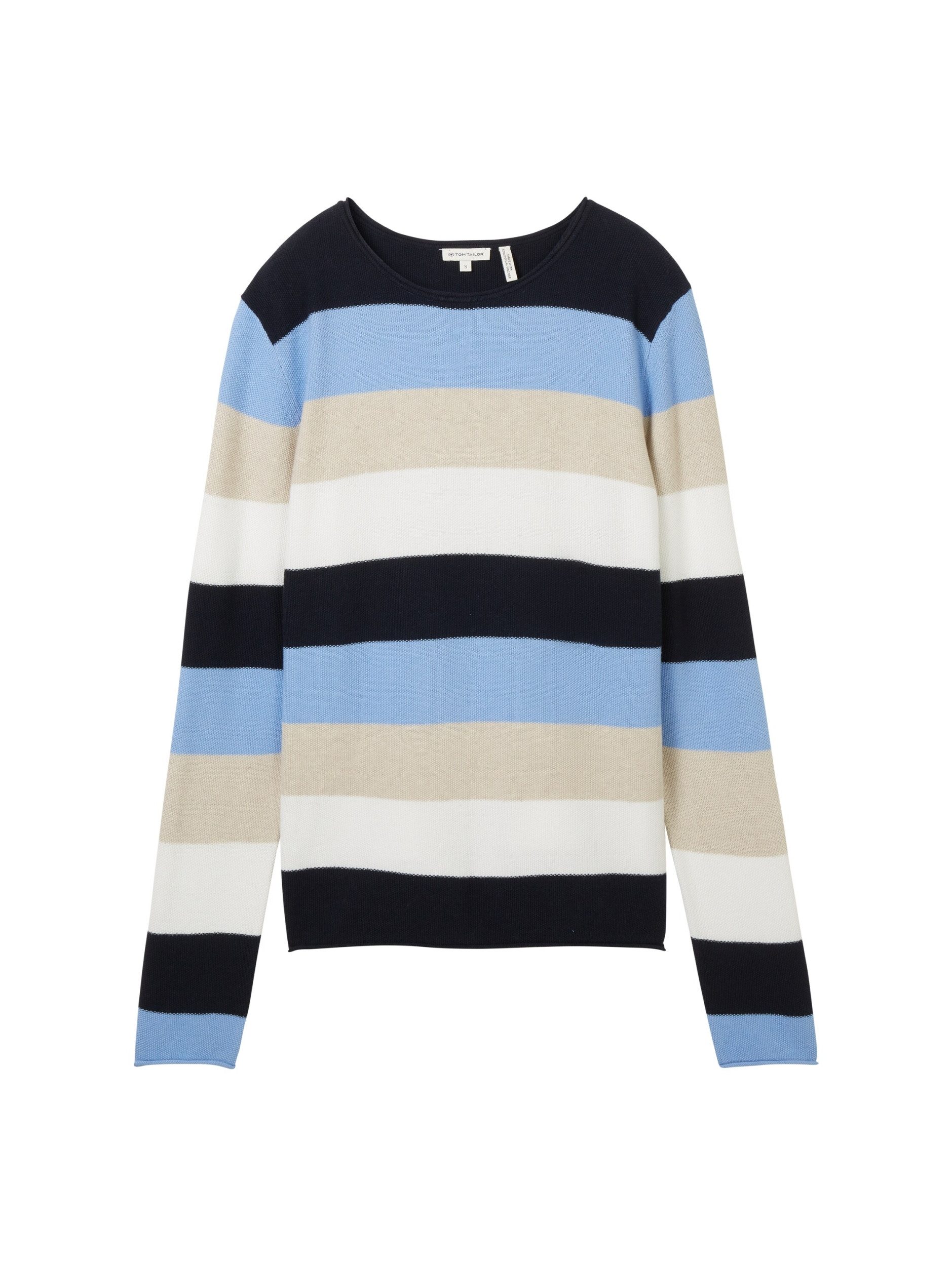 TOM TAILOR Denim Longpullover Knit structured günstig online kaufen