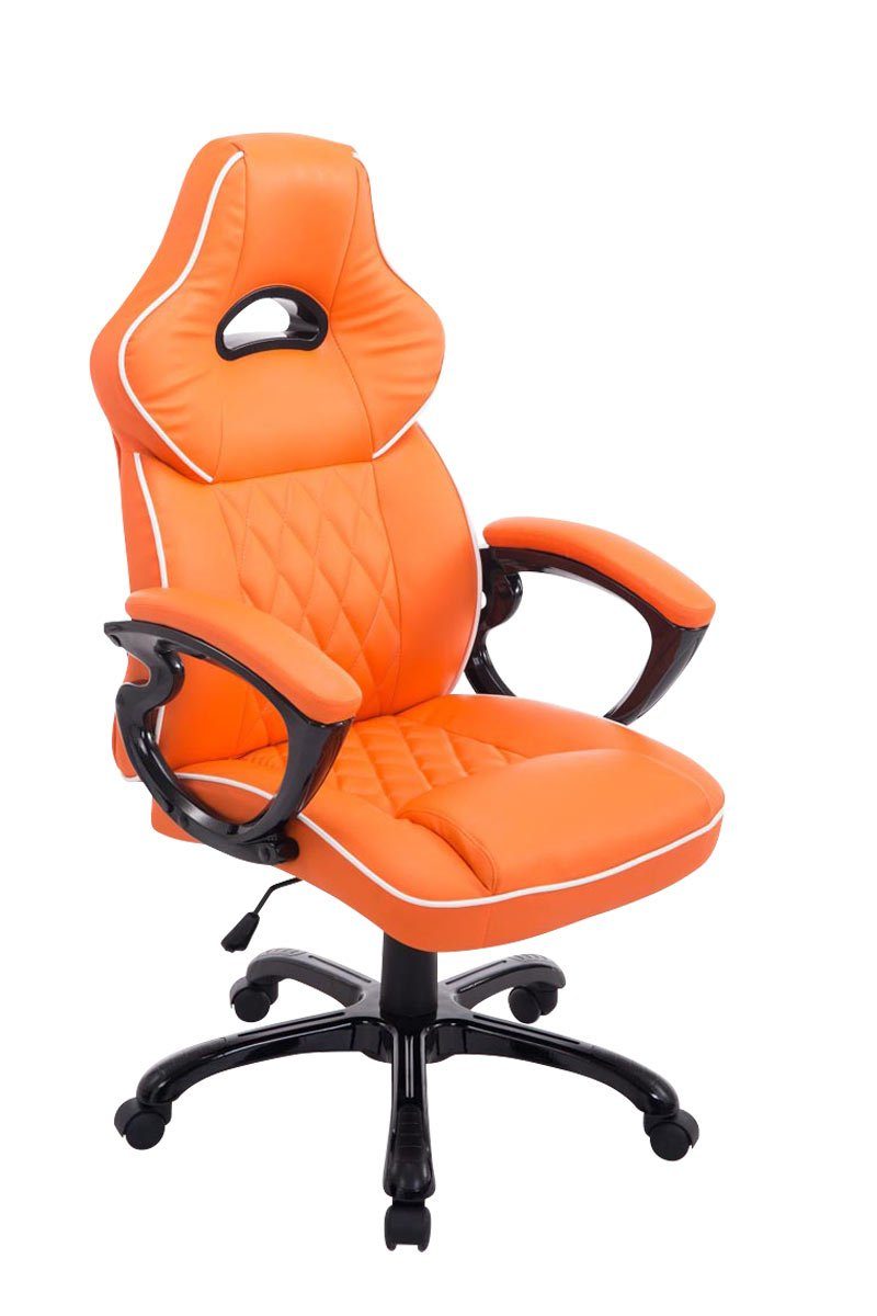 BIG drehbar Gaming und XXX orange CLP Chair höhenverstellbar Kunstleder,