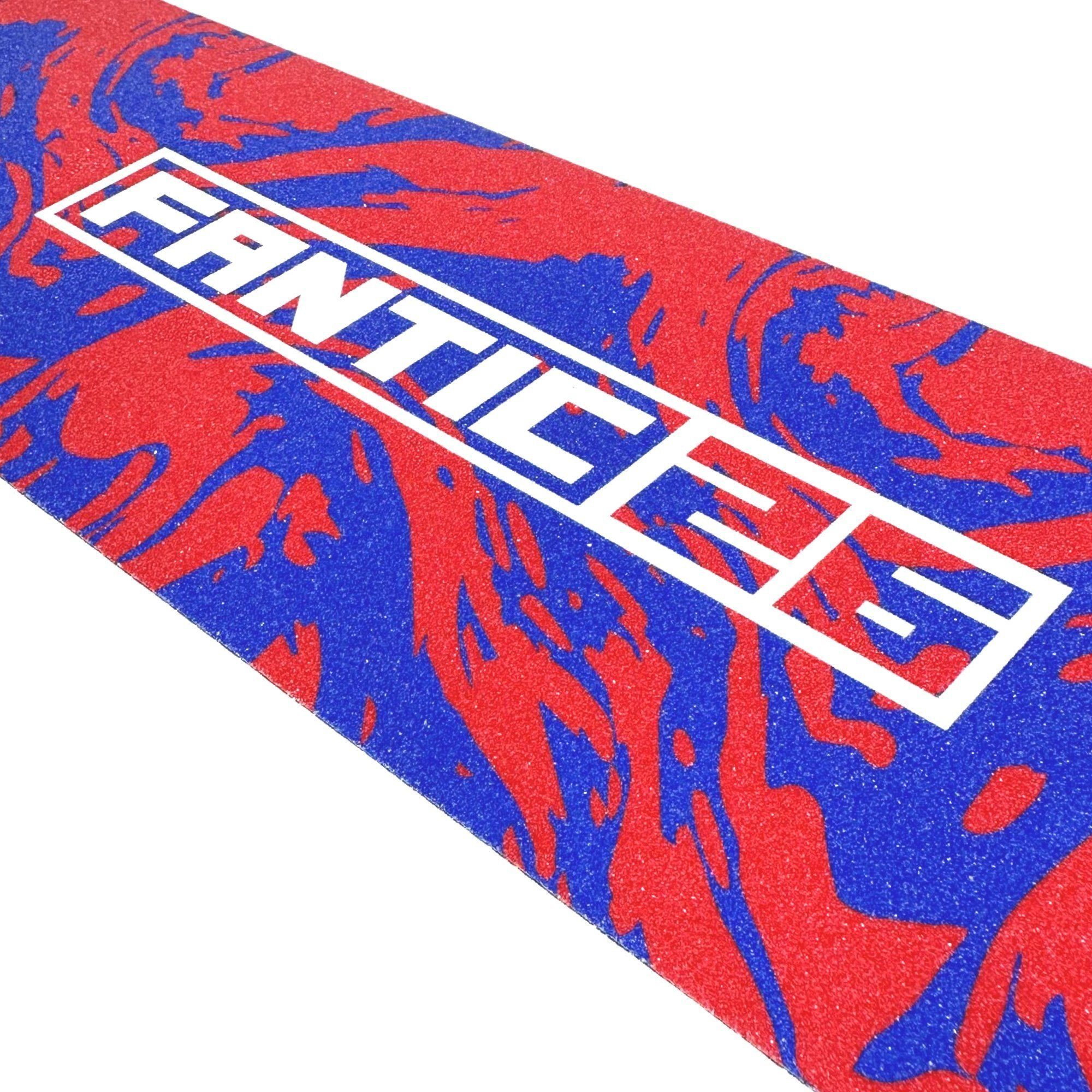 15,5cm Fantic26 Stuntscooter Griptape Stunt-Scooter Swirl 58,5cm x Rot/Blau Fantic26