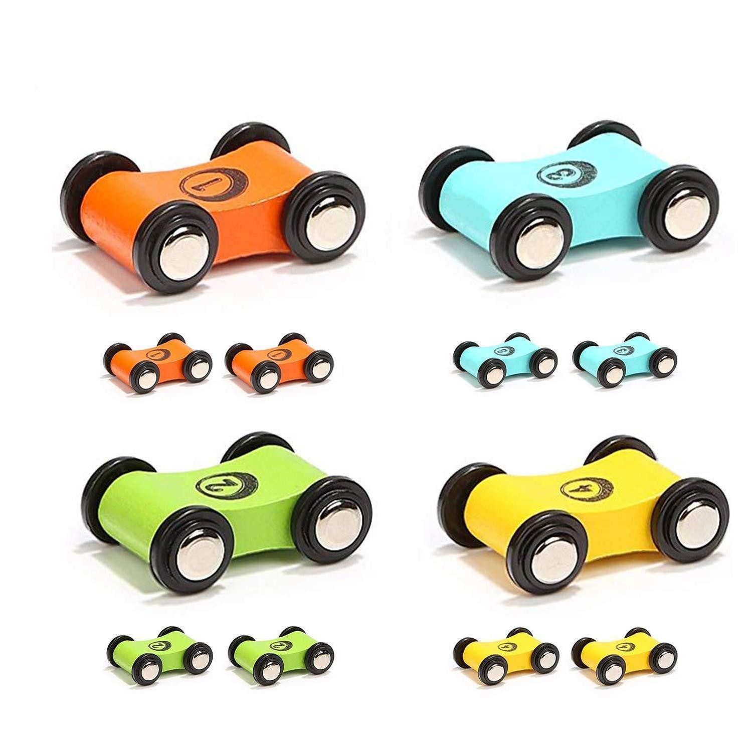 LuxusKollektion Spielzeug-Auto Holz Autos 12er Set Kinder Geschenk