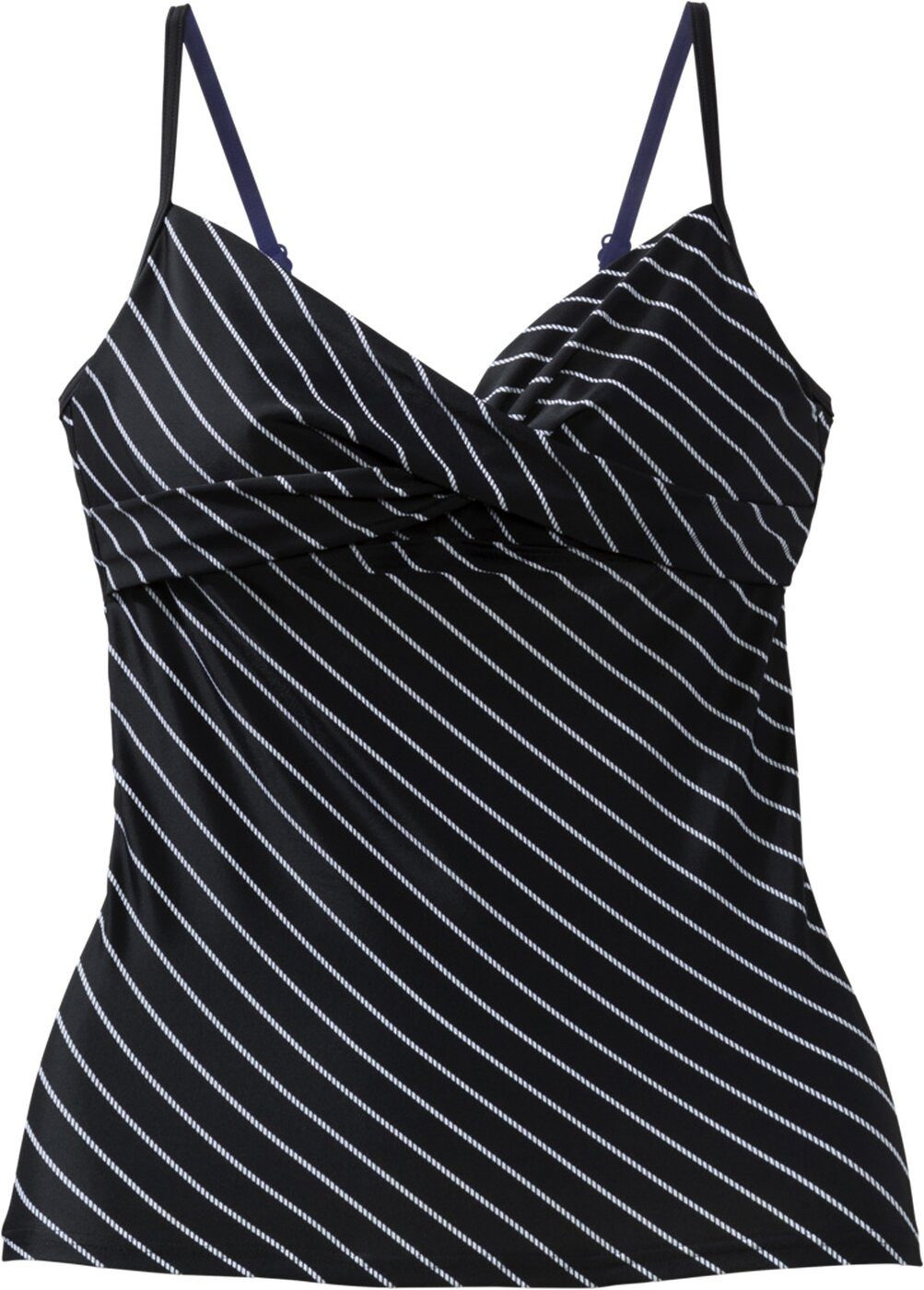 ETIREL Bügel-Bikini-Top D-Tankini-OT Mea Diagonal BLACK/BLACK
