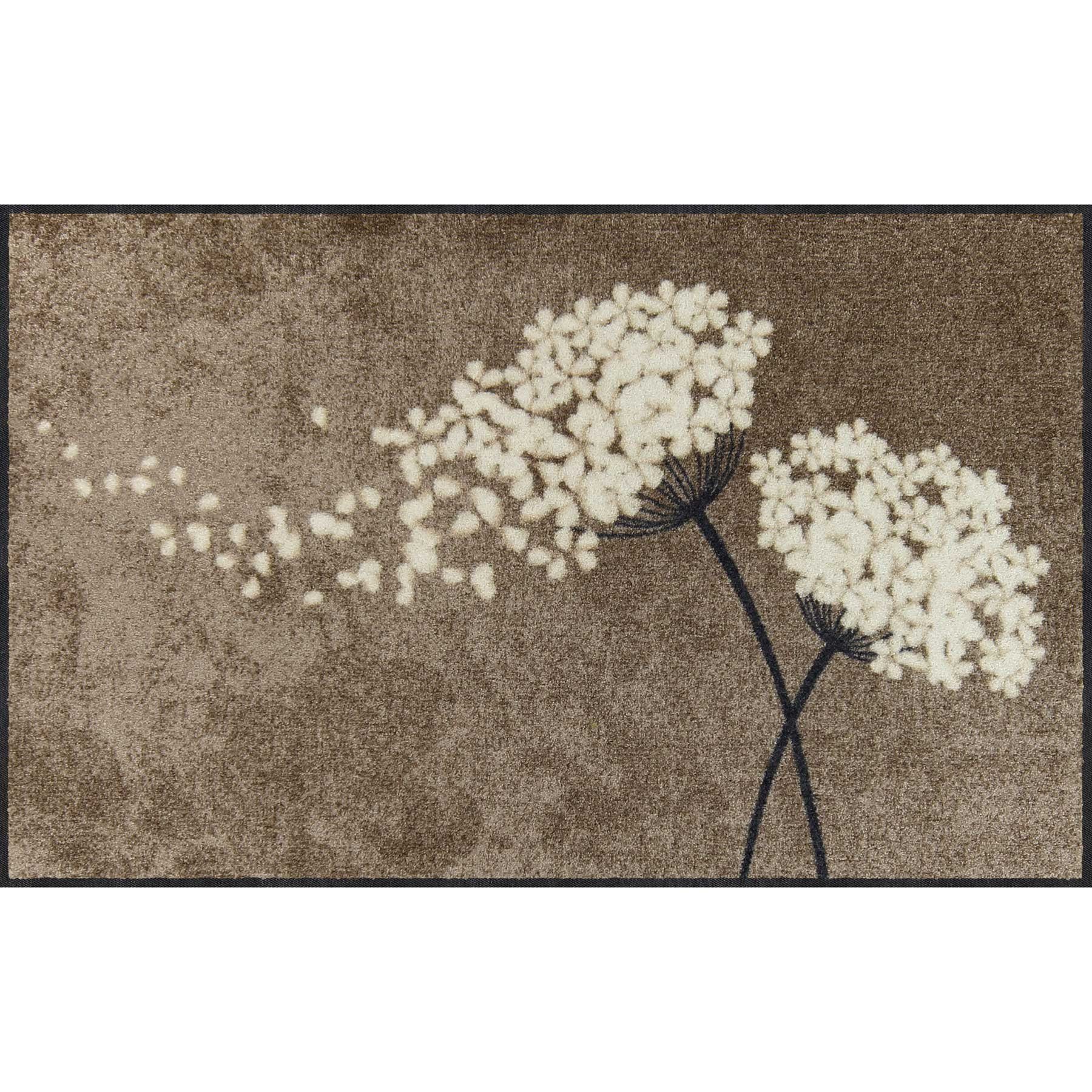 Läufer Wishfull Blossom taupe SLD2738 075x120, Salonloewe, Rechteckig, Höhe: 7 mm