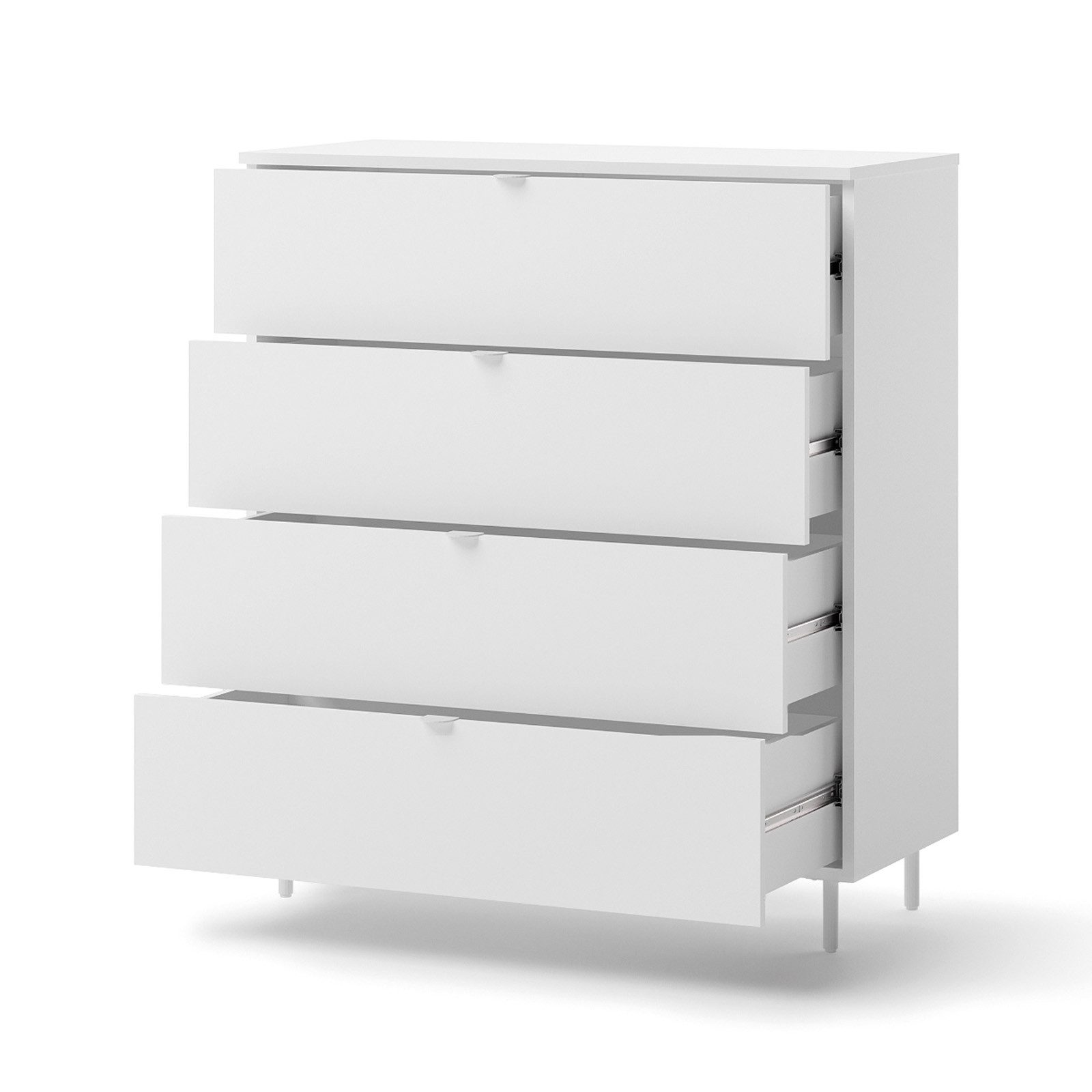 HAUSELEMENT Kommode MILA MA-04, Sideboard 4 Schubladen 90 cm Anrichte Modern