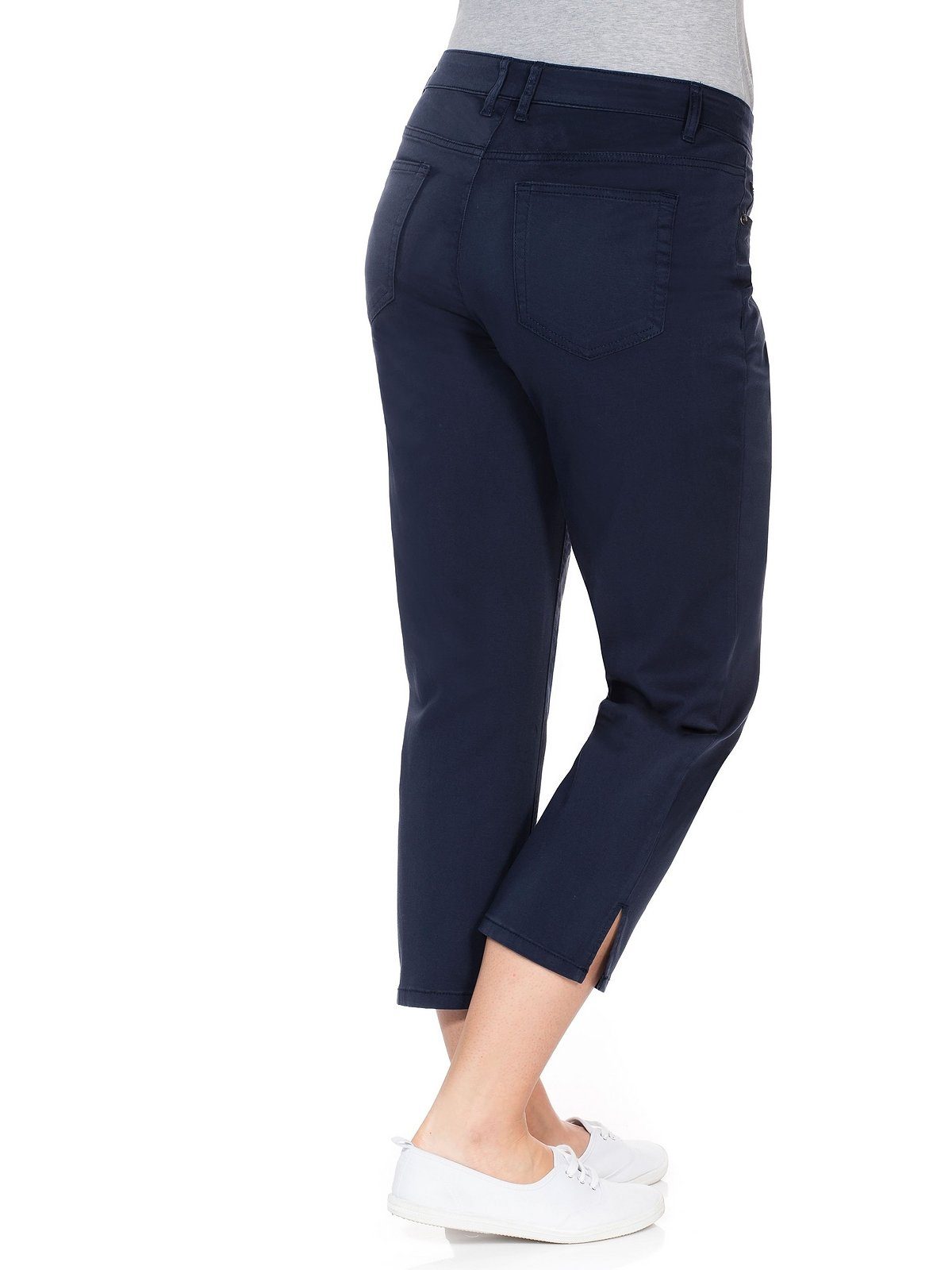 Sheego 7/8-Hose Große Größen aus elastischem Baumwoll-Twill