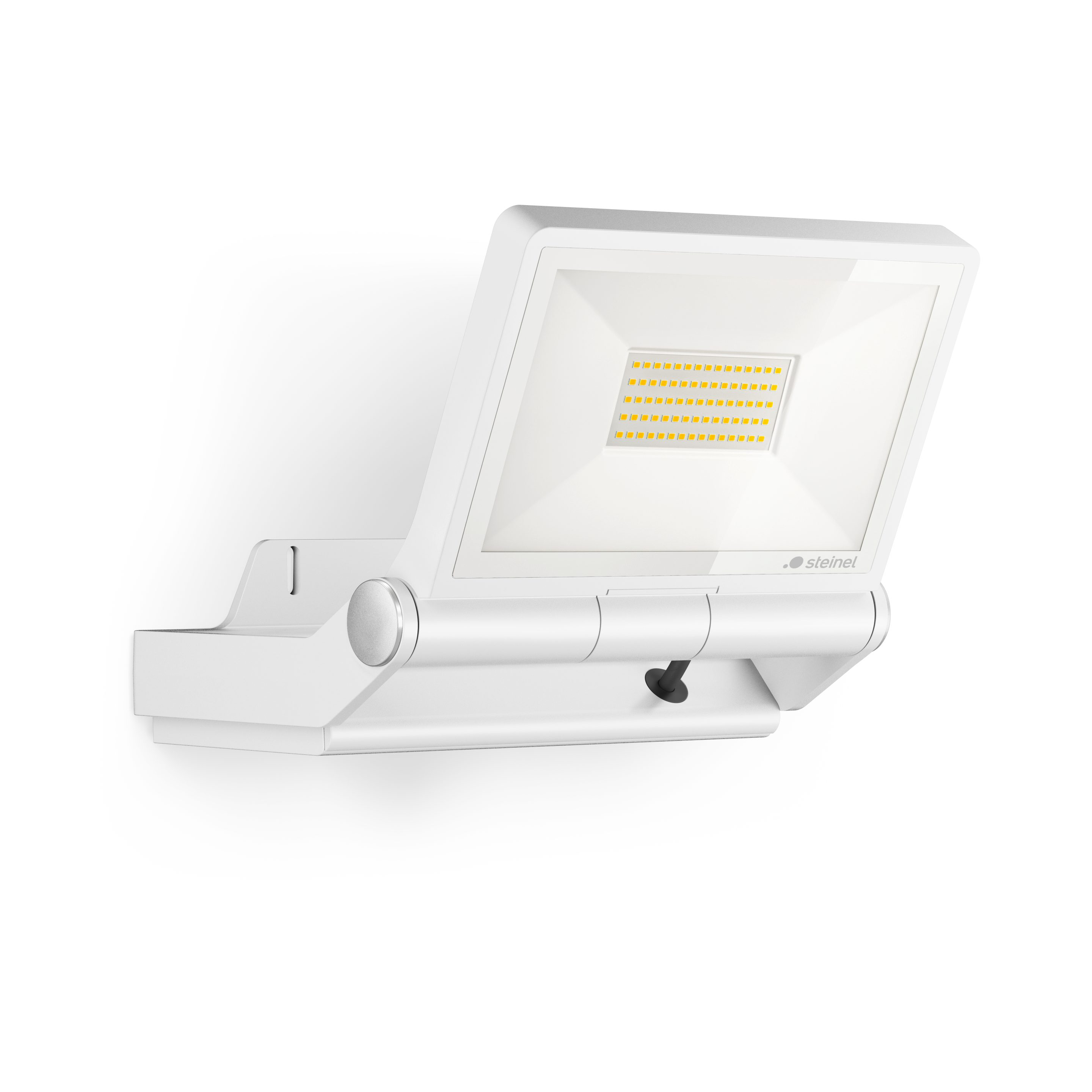 steinel LED Wandstrahler XLED PRO ONE, LED fest integriert, Warmweiß, Flutlicht, schwenkbar, Aluminium