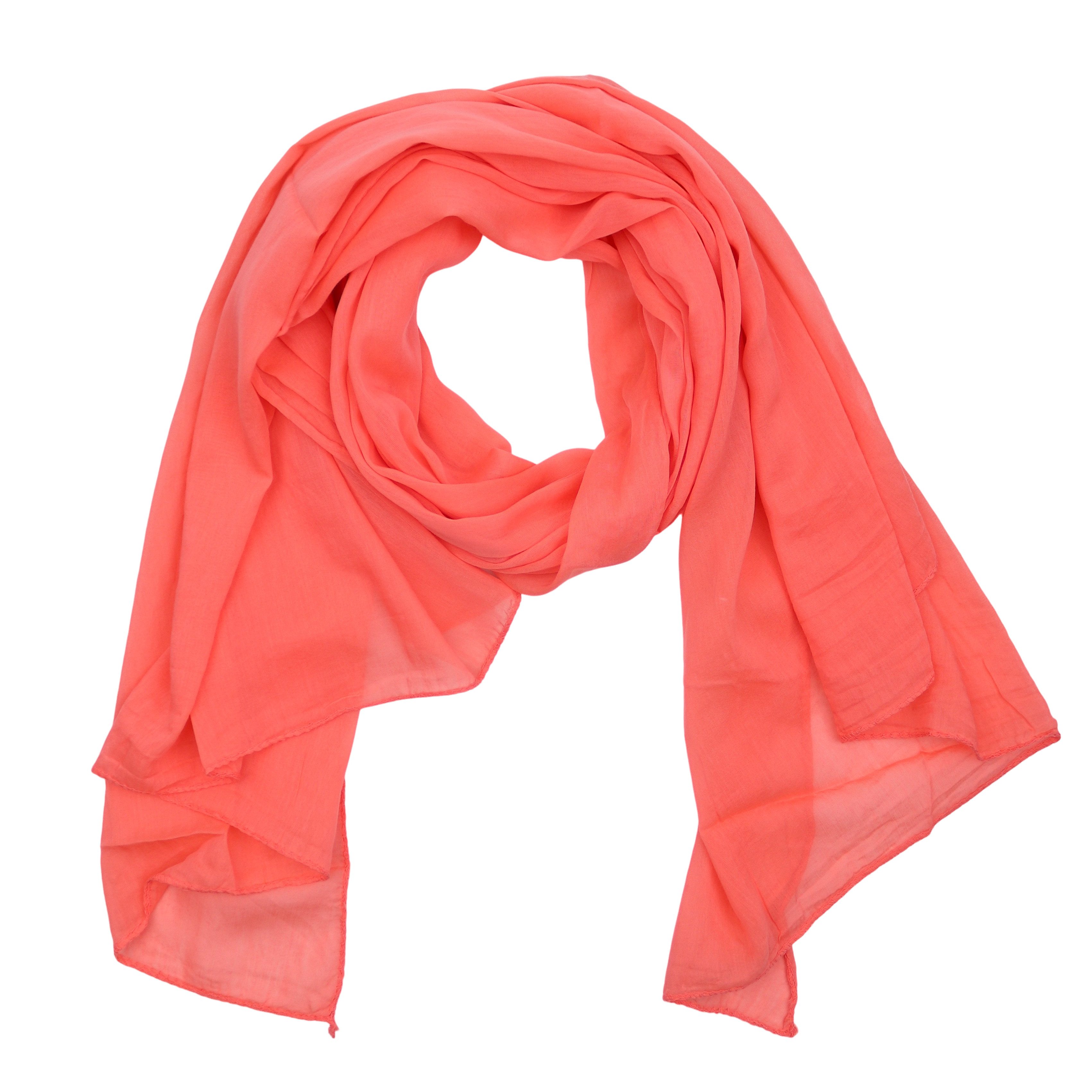 Modeschal Asymmetrischer Schal, Made in Italy 20% Seide 80% Baumwolle