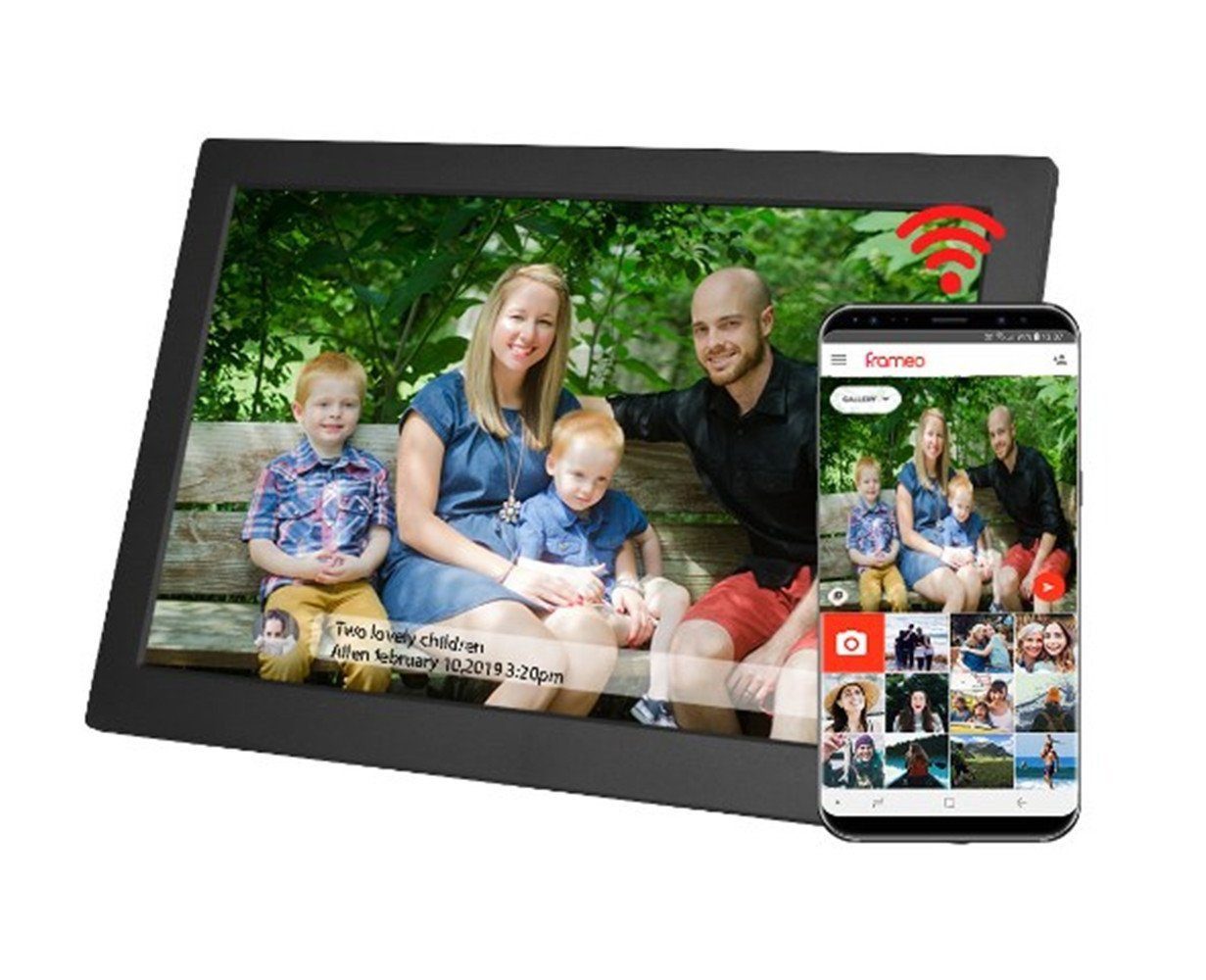 AURIVION Bilderrahmen 10 Zoll Digitaler Bilderrahmen WLAN 1280*800P, für 1 Bilder (Set, 1 St), Speicher Digitale Bilderrahmen Auto-Rotat, Elektronischer Digitaler Bilderrahmen Bilderrahmen mit Touchscreen