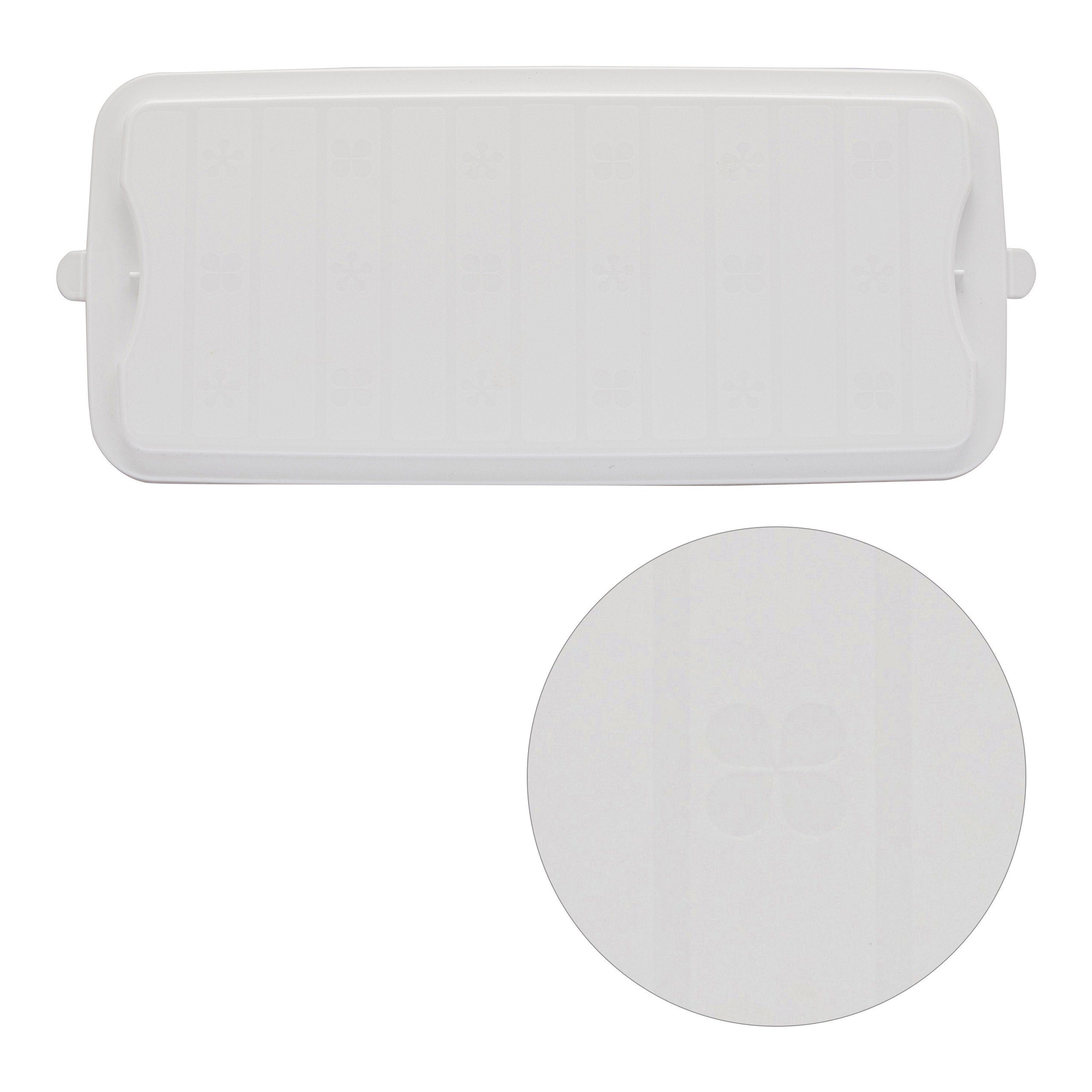 Weiß Weiß Eckige Transparent Kunststoff, relaxdays Kuchenbox, Kuchentransportbox